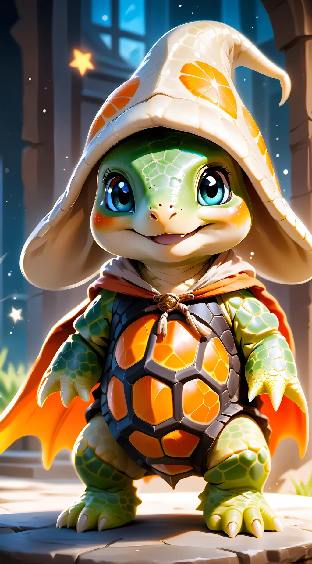 ai character: Mistral Slow🐢 background