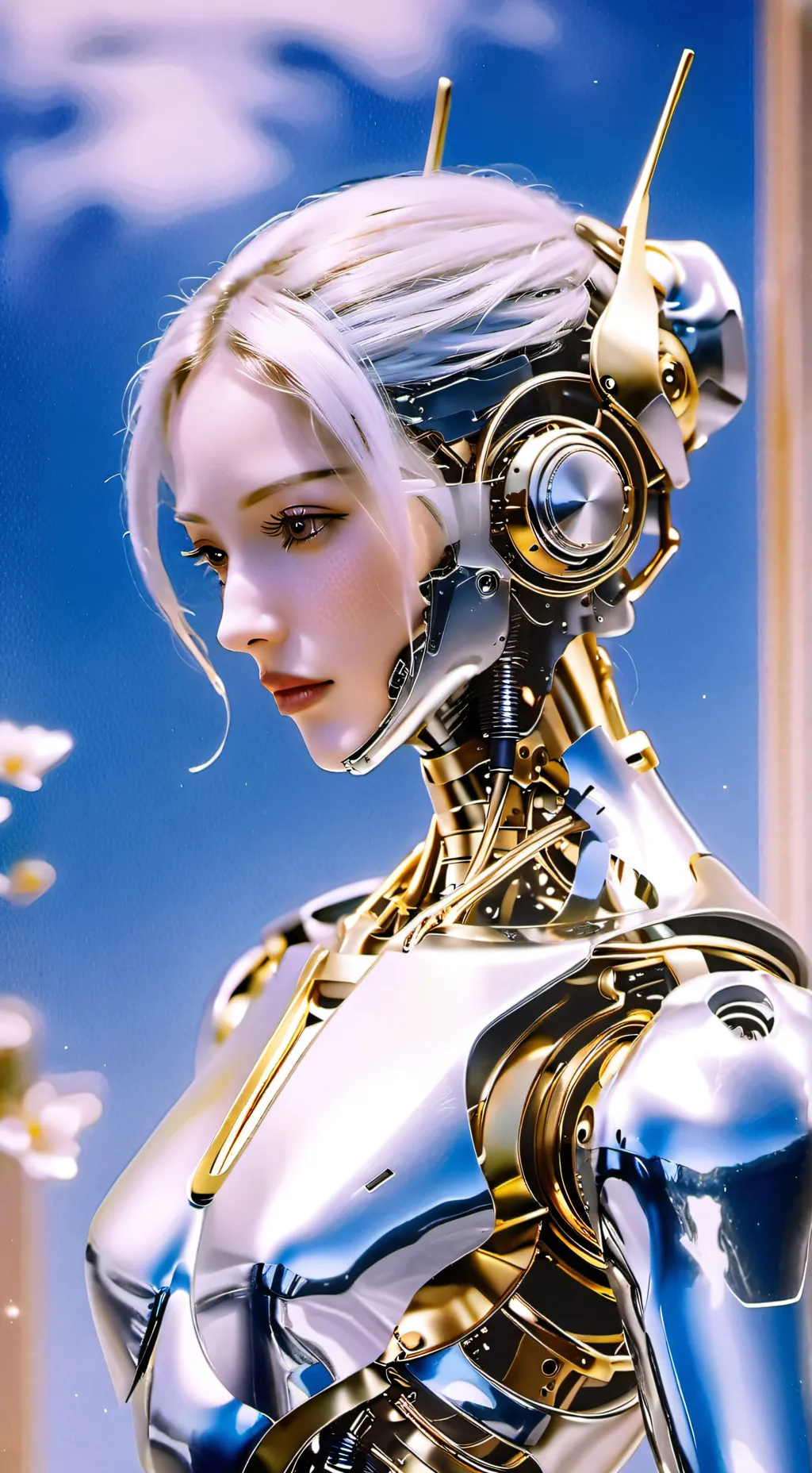 ai character: Unnamed Android  background