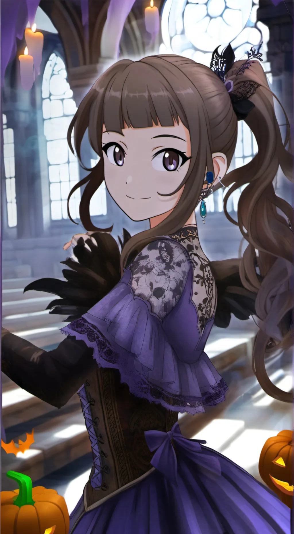 ai character: Lya Halloween 🎃 background