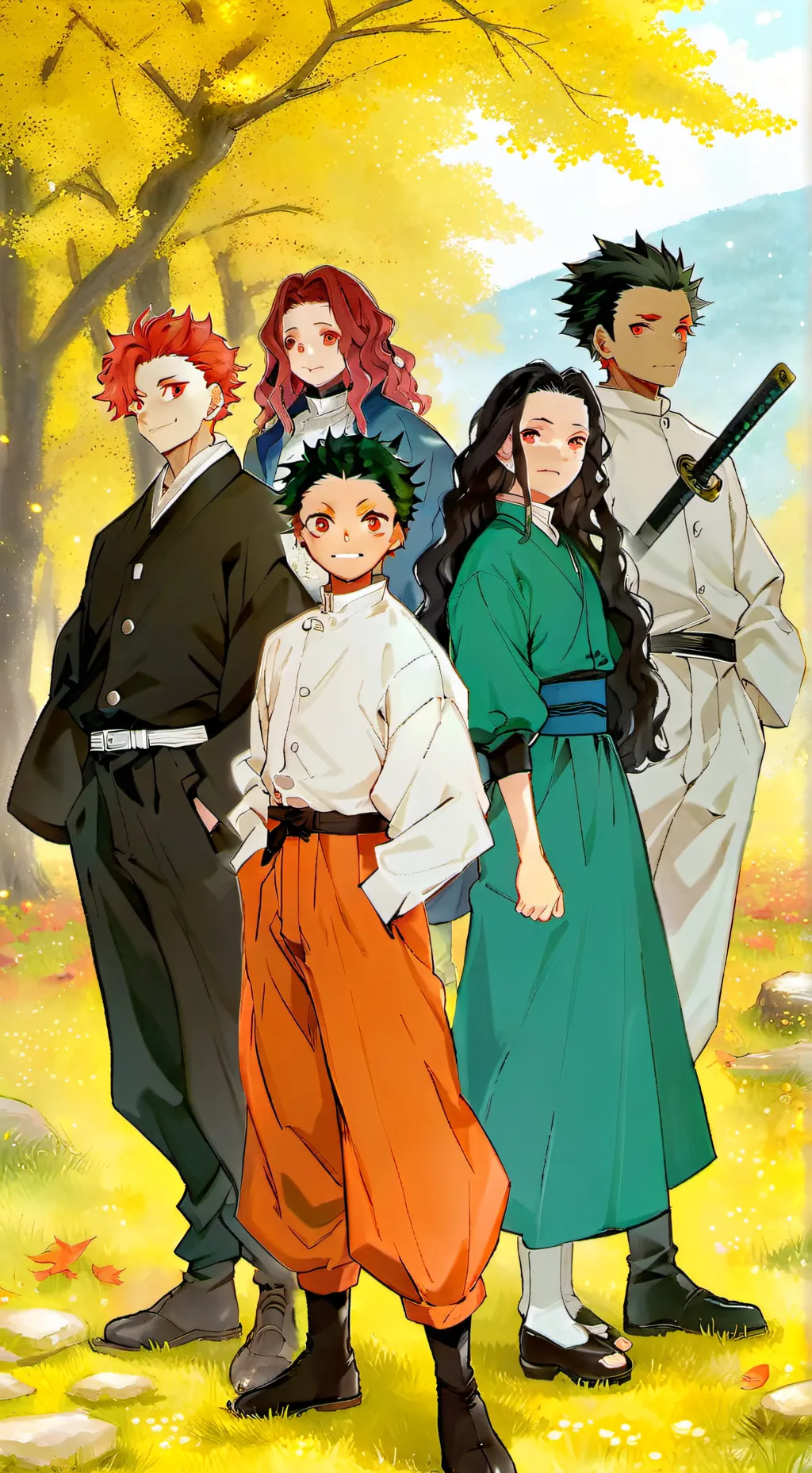 ai character: kamaboko squad background