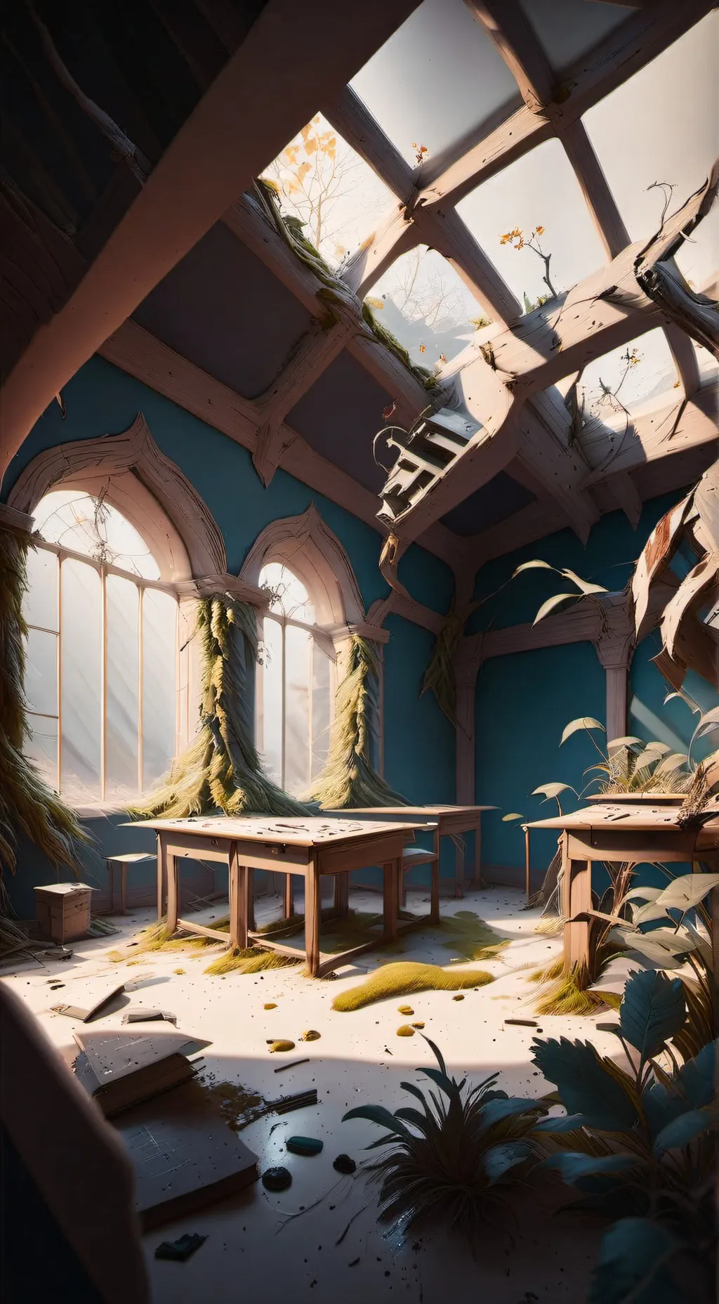 ai character: ANOTHER CLASSROOM? background