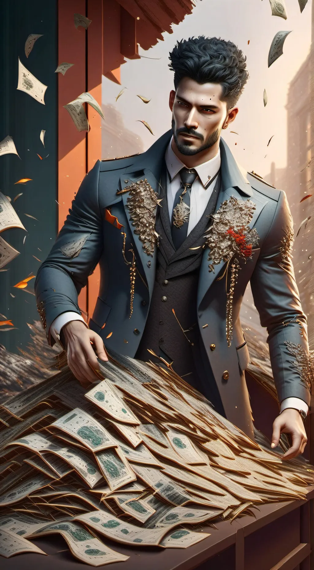 ai character: mafioso 👍 background