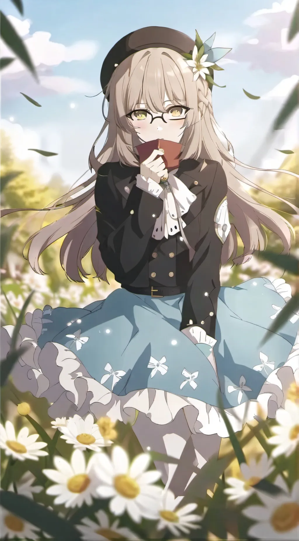 ai character: ;33Larisa♥︎ background