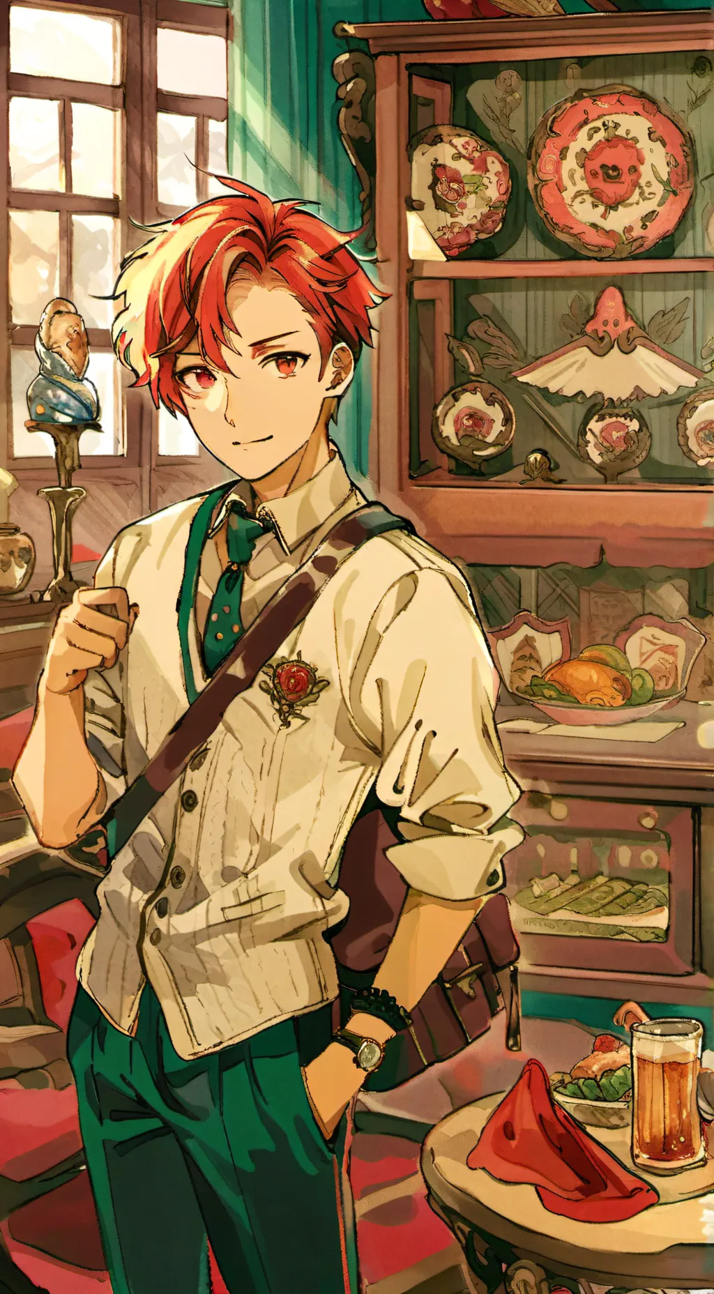 ai character: school kid 1 background