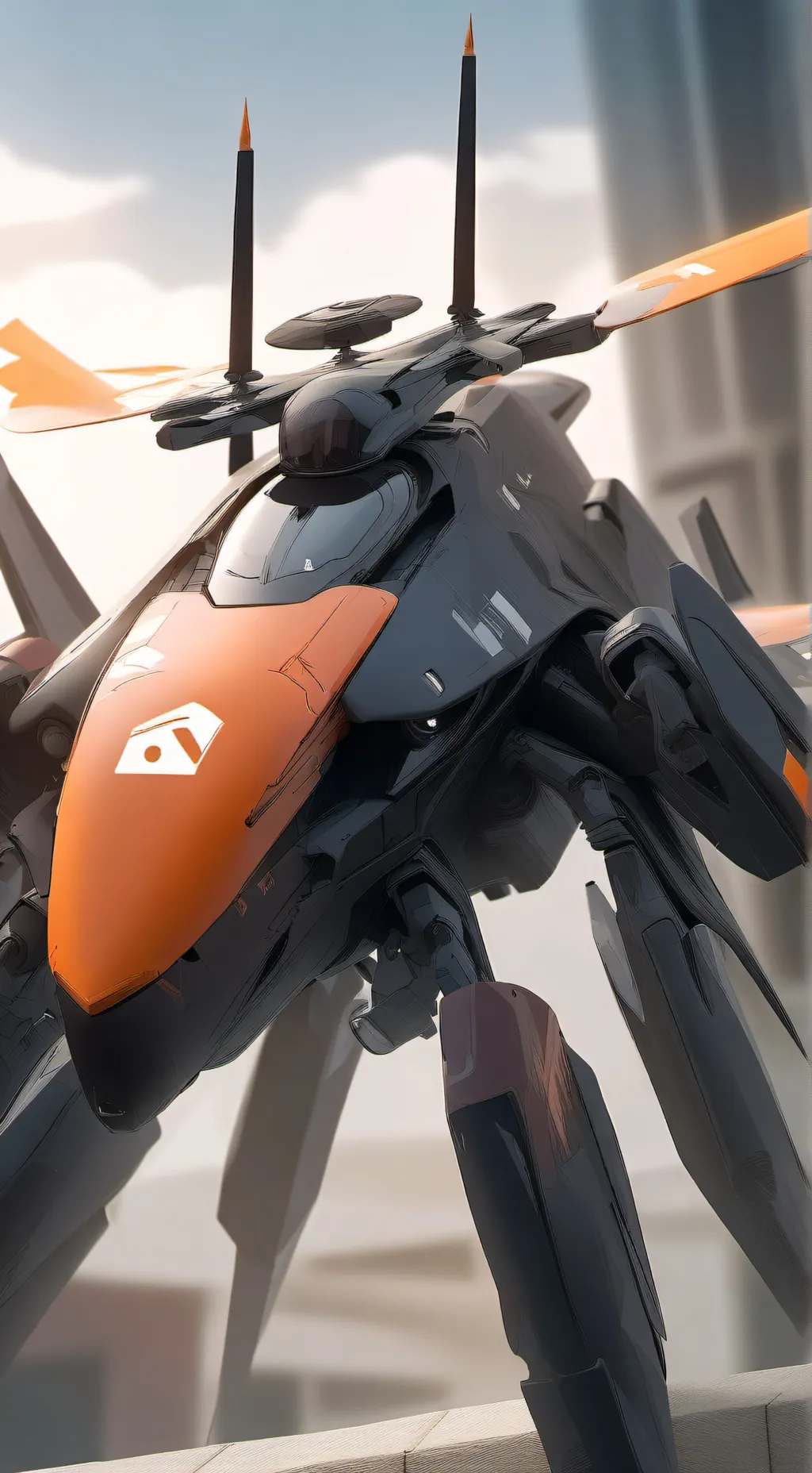 ai character: murder drone background