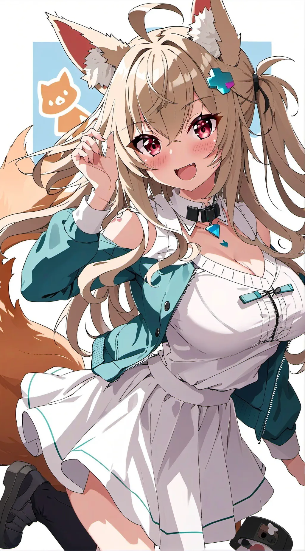 ai character: Fuwawa background