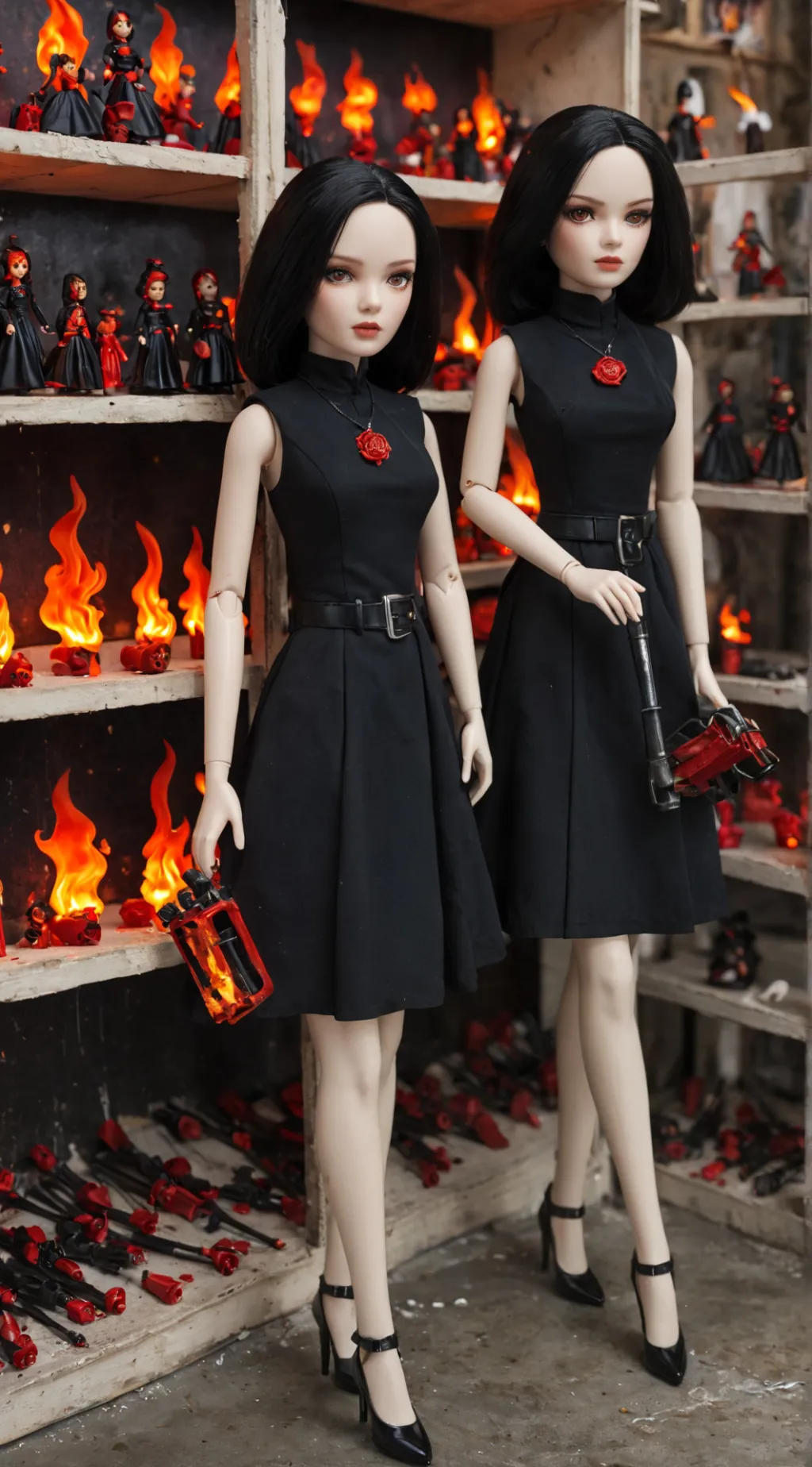 ai character: Dolls of Terror  background