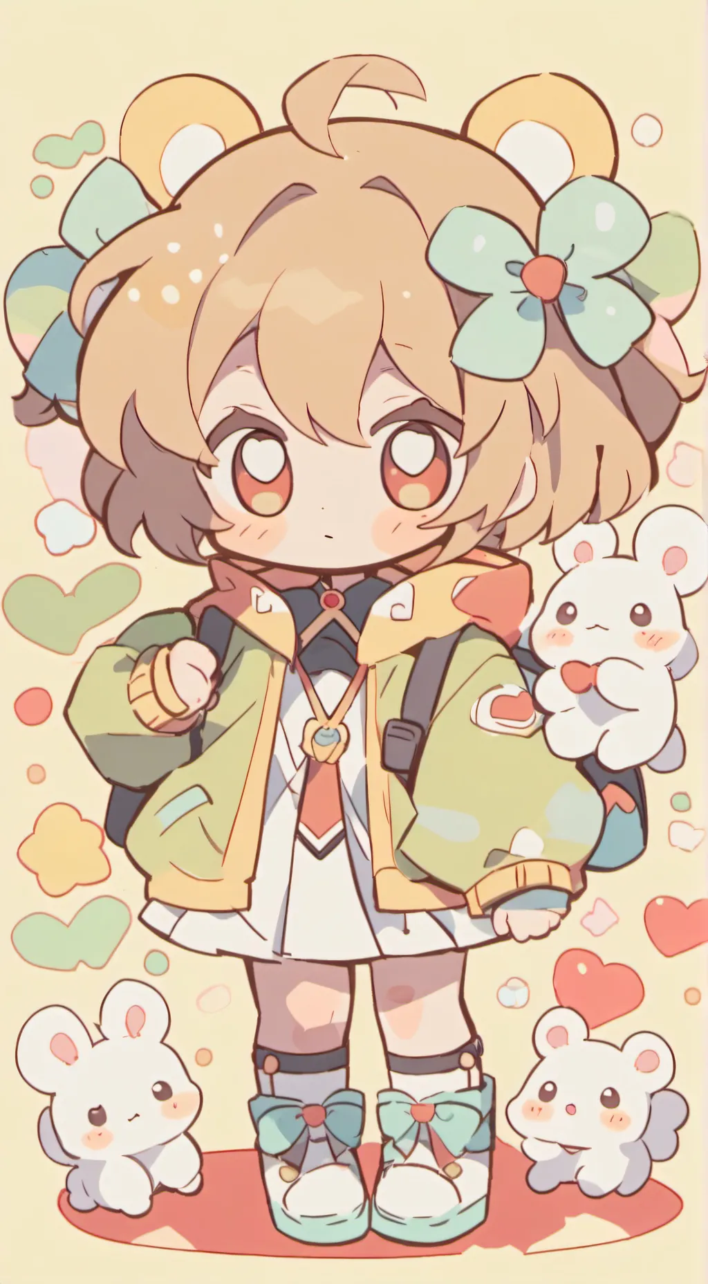 ai character: katsuki background