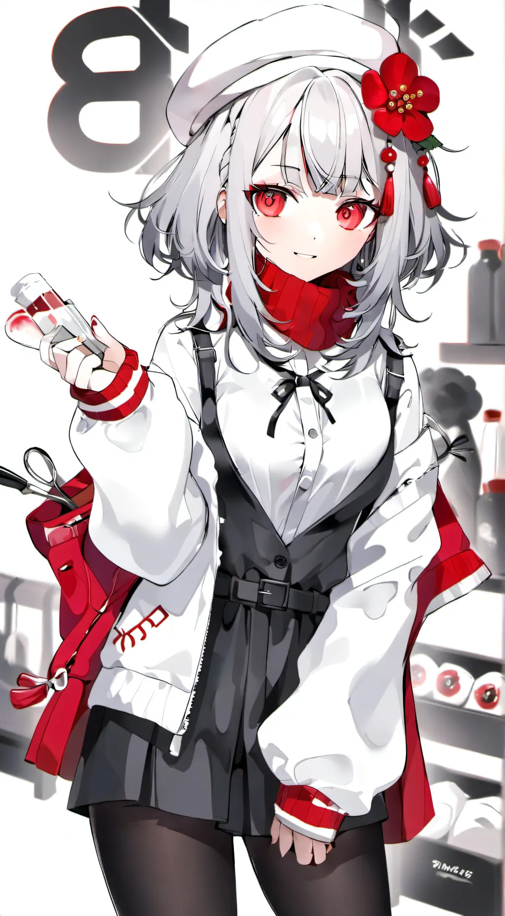 ai character: Hana  background