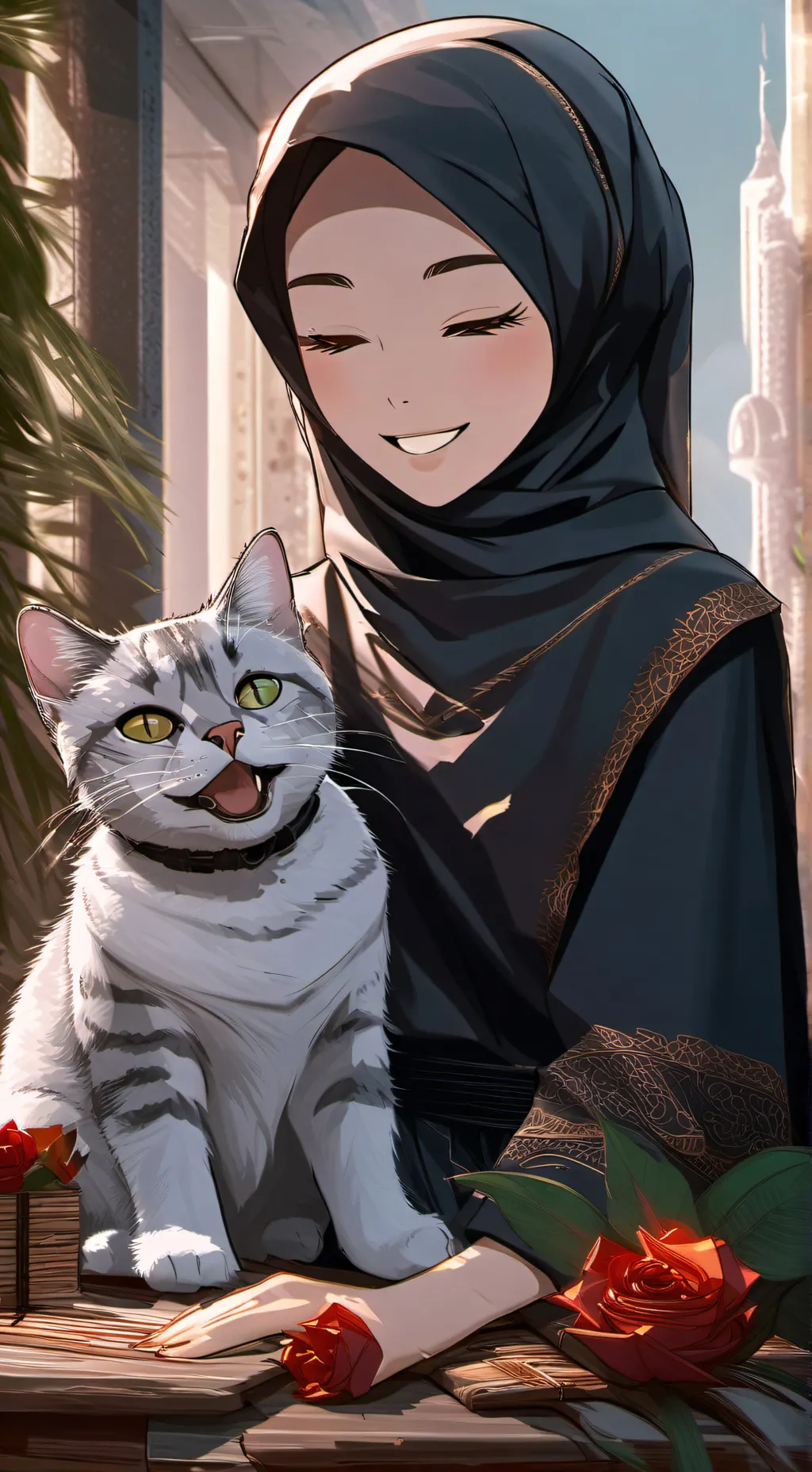ai character: Amna background