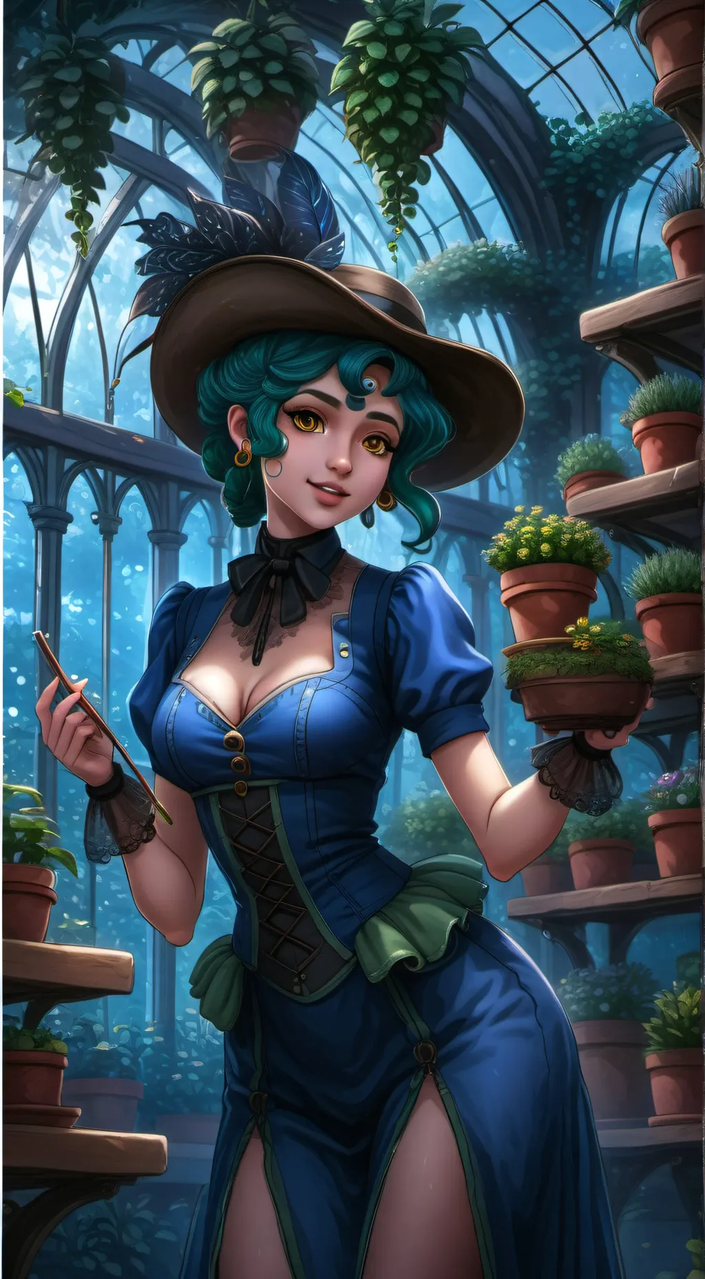 ai character: Emily SunHeart background