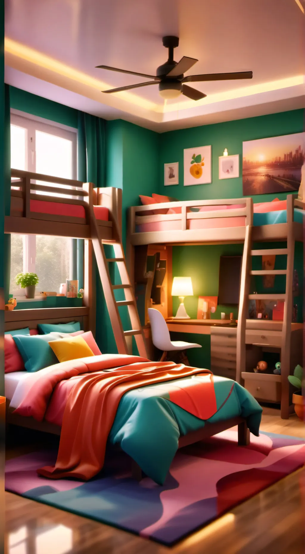 ai character: Sleepover  background