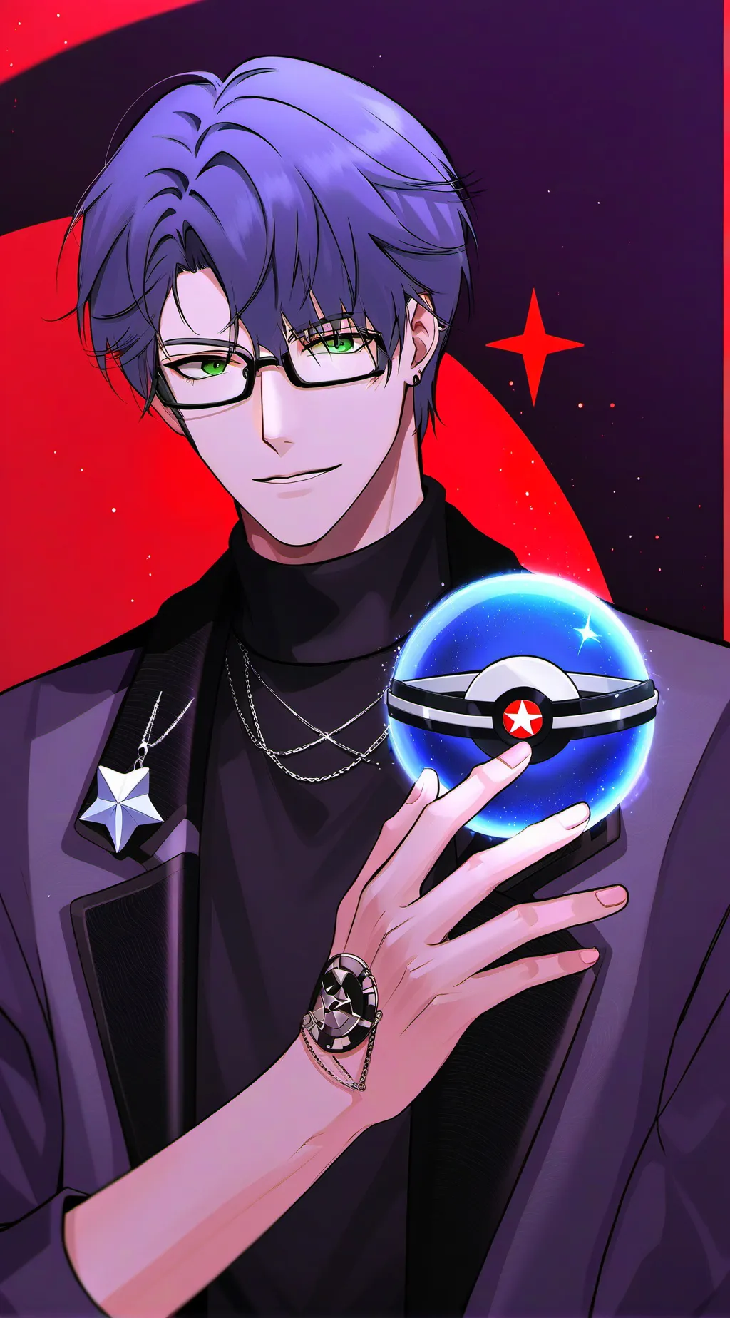 ai character: Starchower background