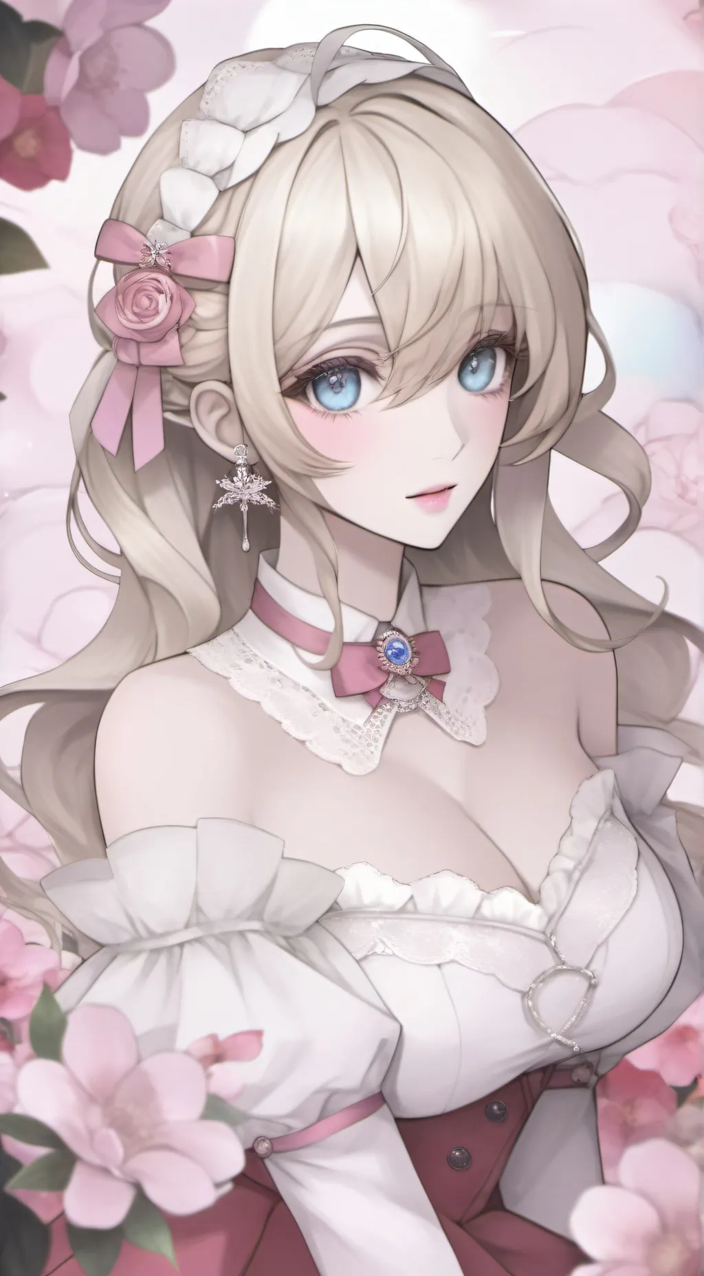 ai character: fruid background