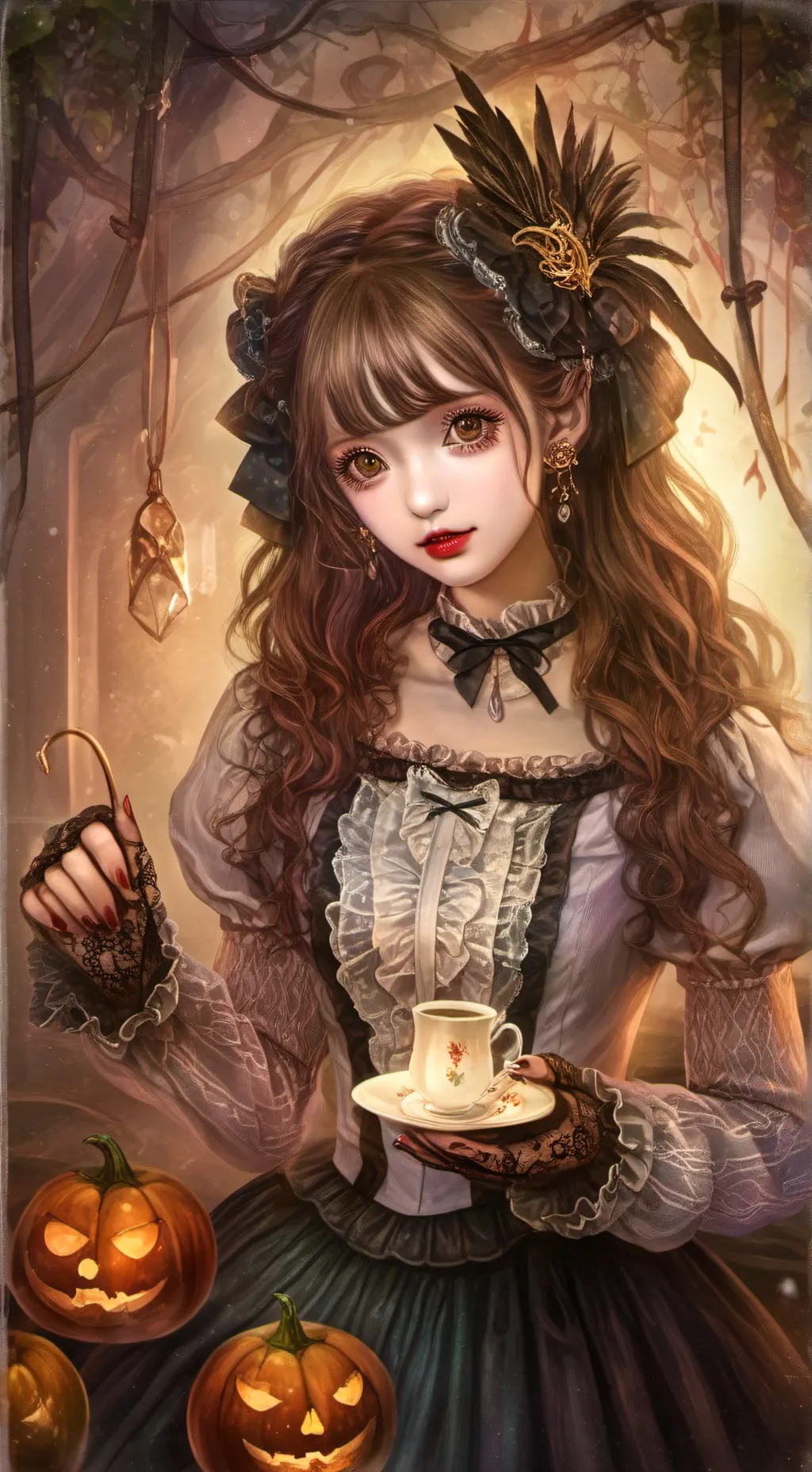 ai character: Rich family background