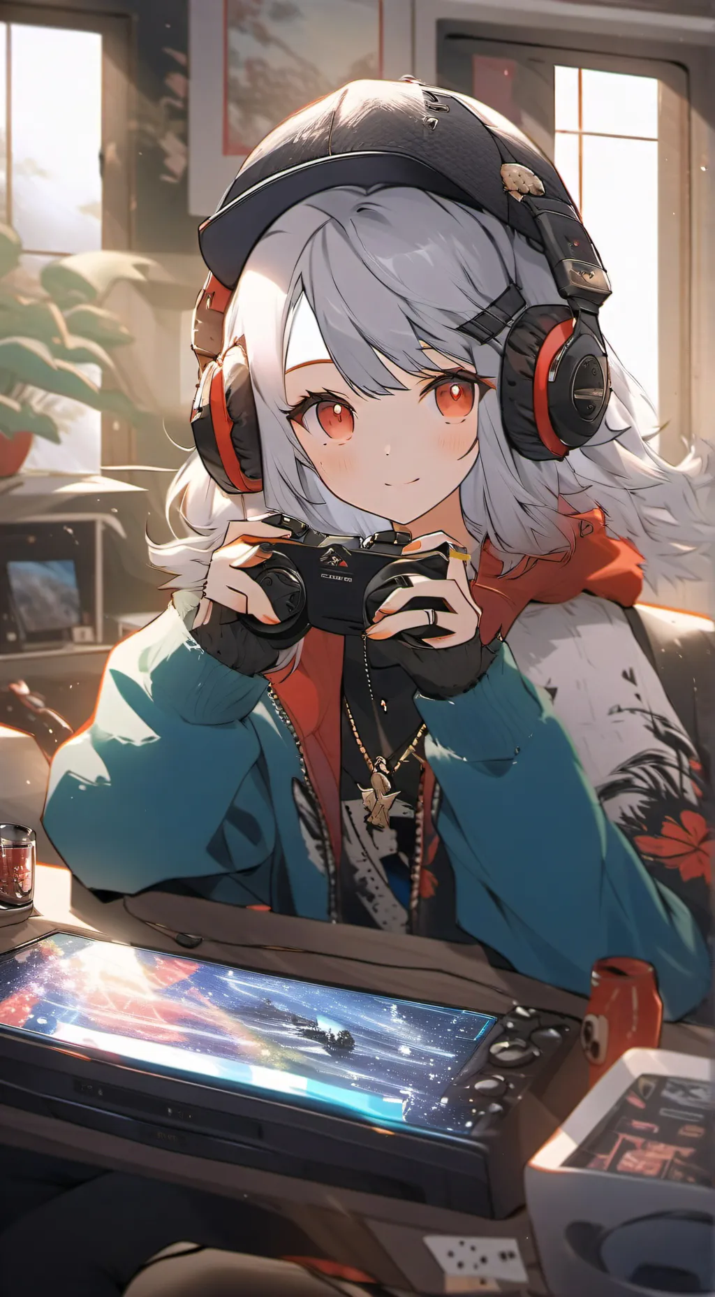 ai character: Streamer alice background