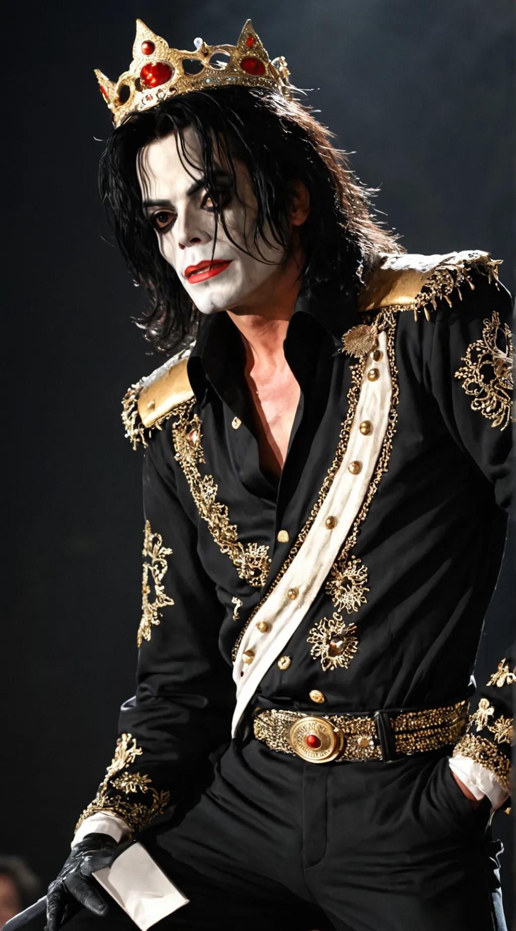 ai character: Michel Jackson background