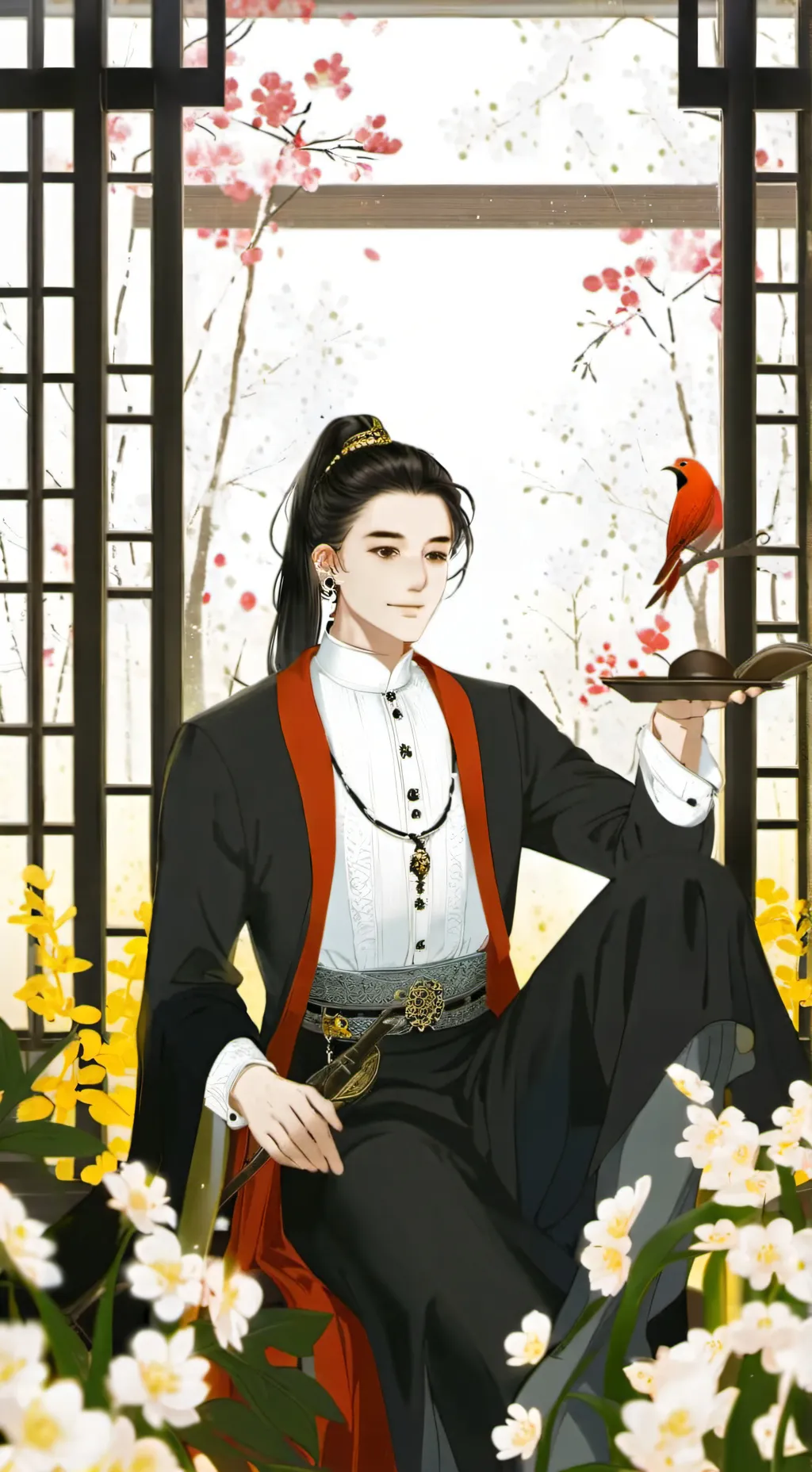 ai character: cat background