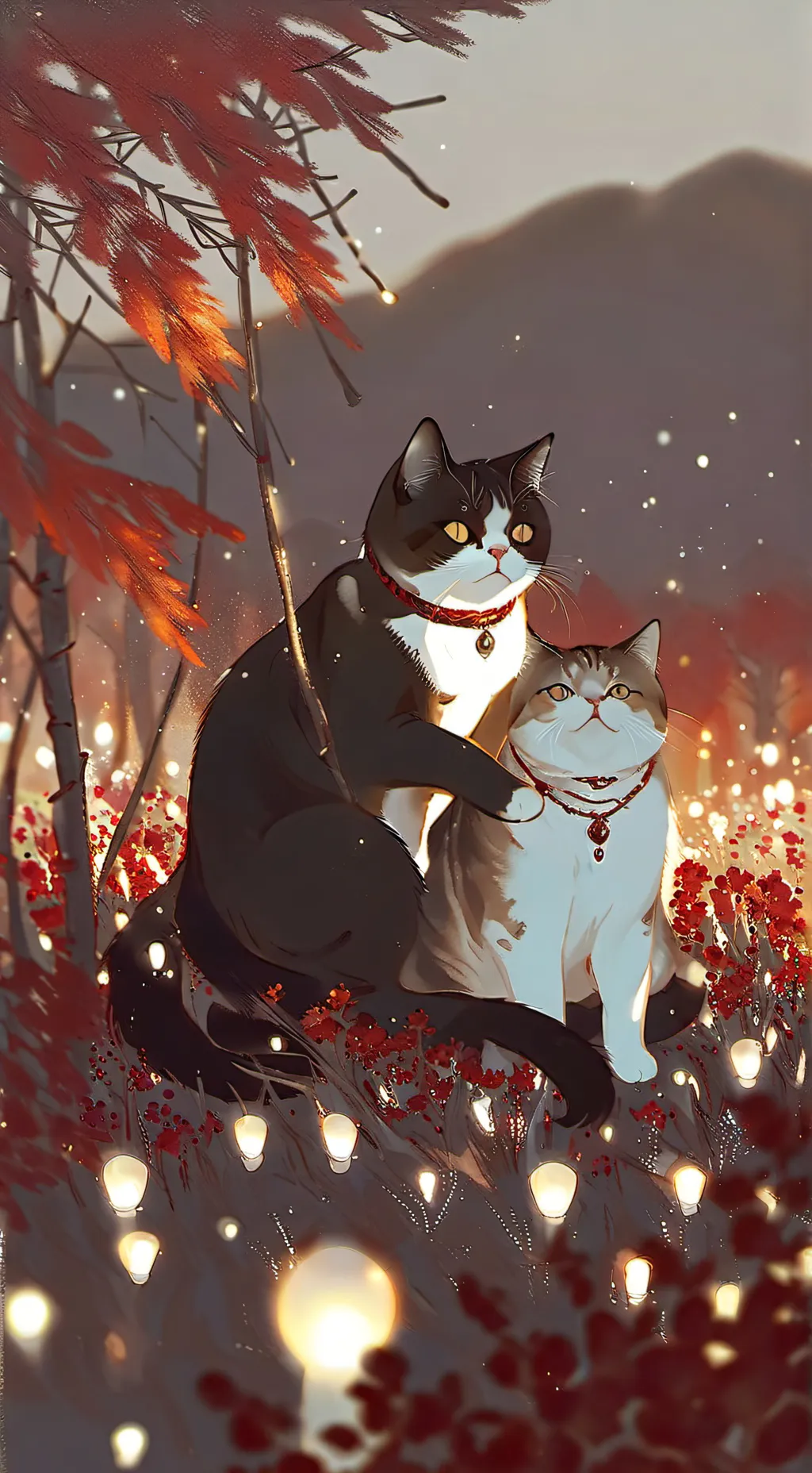 ai character: Plump Cat background