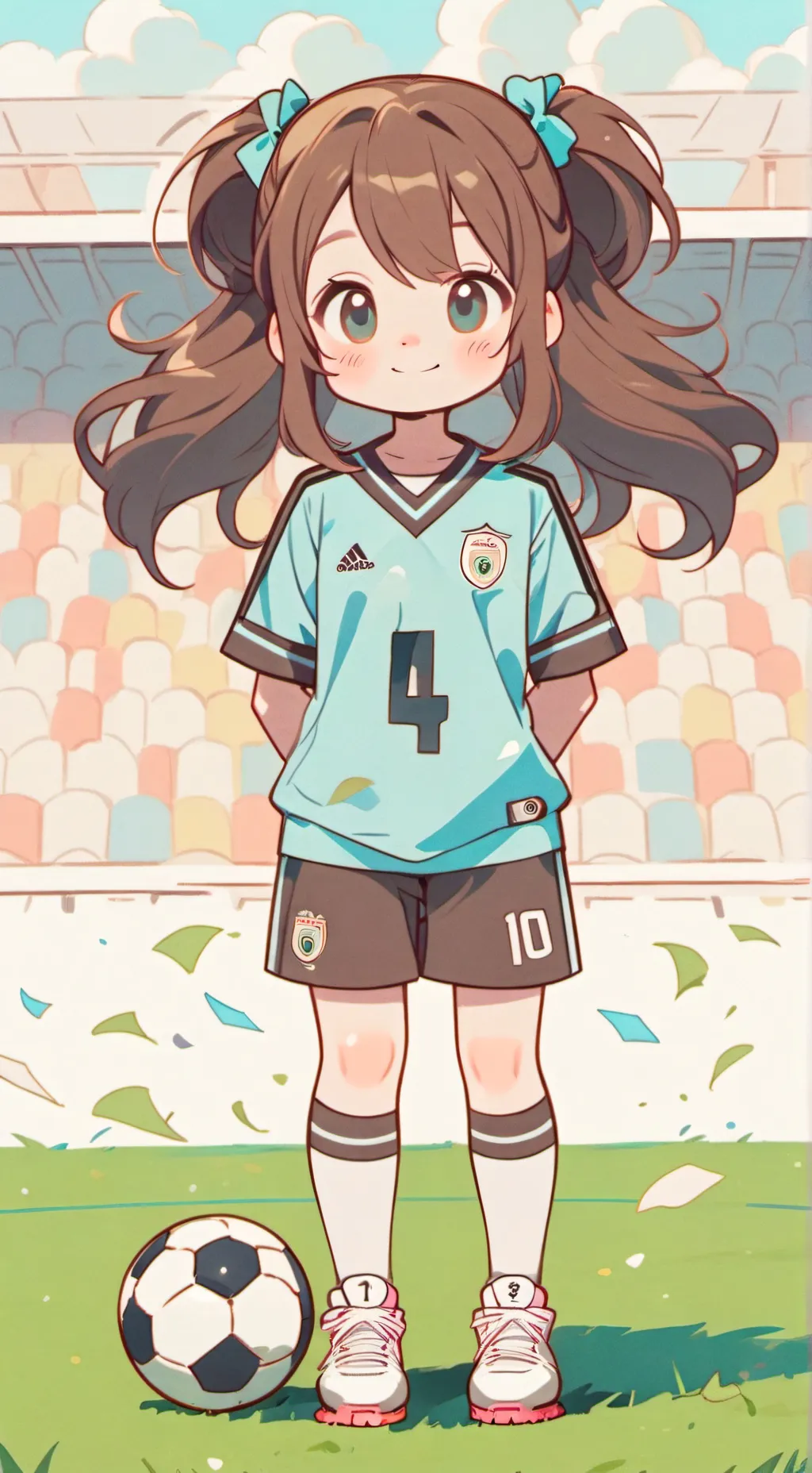 ai character: Esme Ivy Clarke ⚽️ background