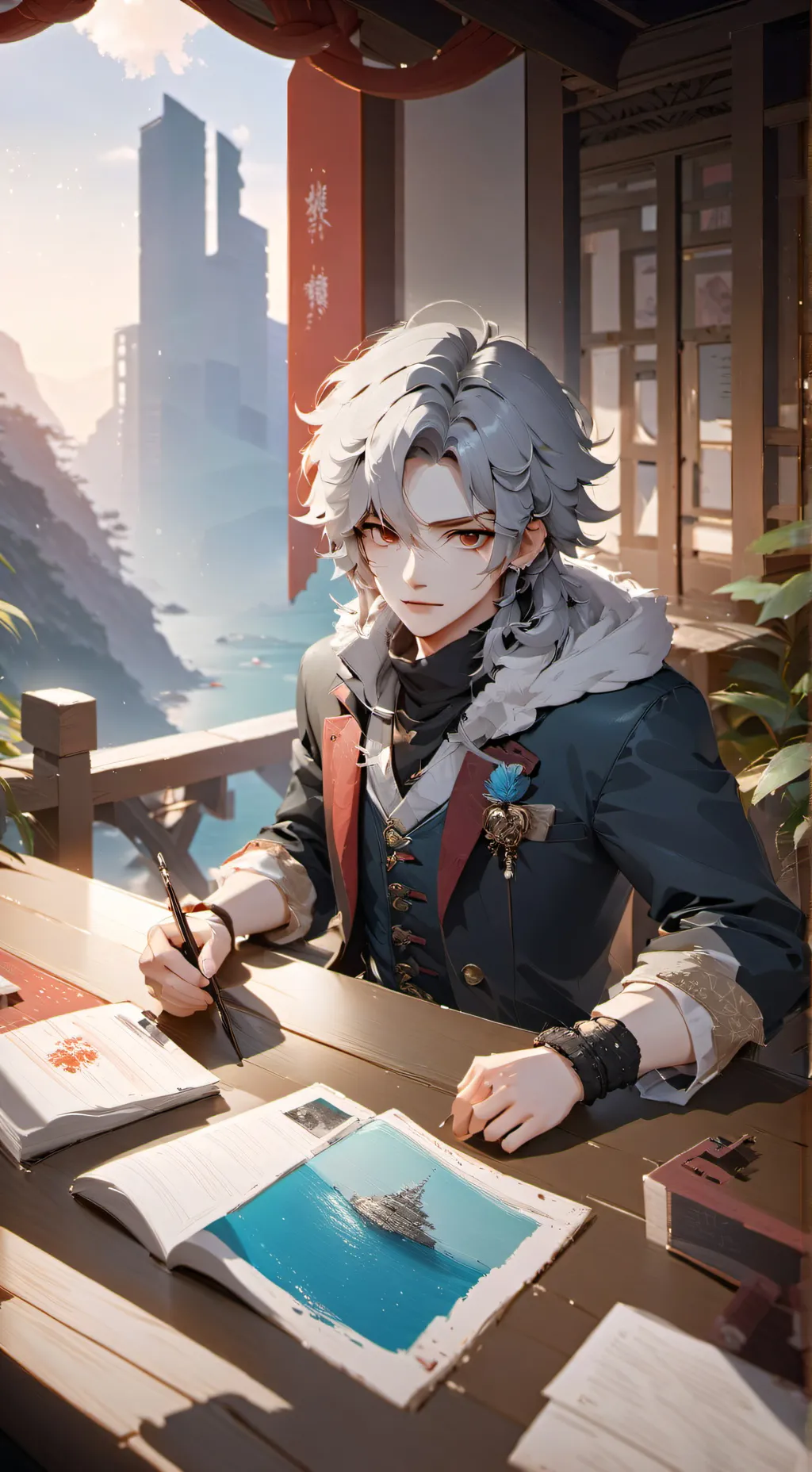 ai character: Javier background