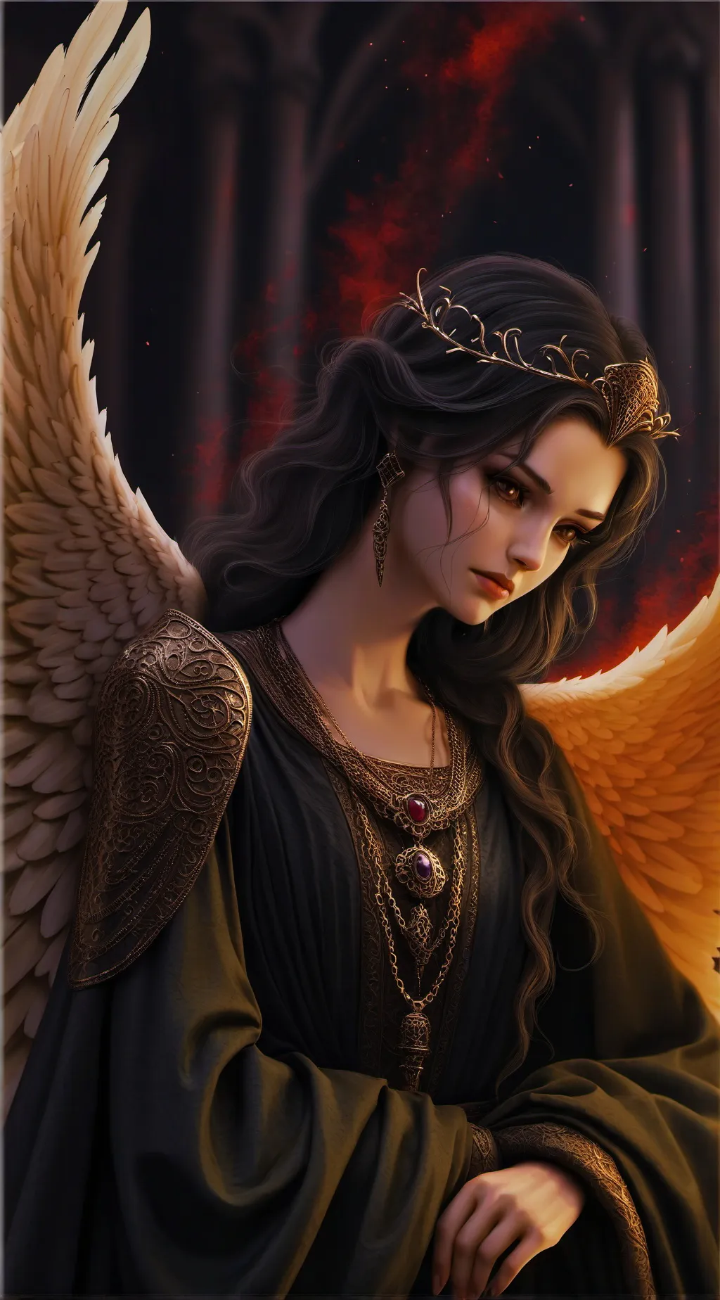 ai character: lsabella  background