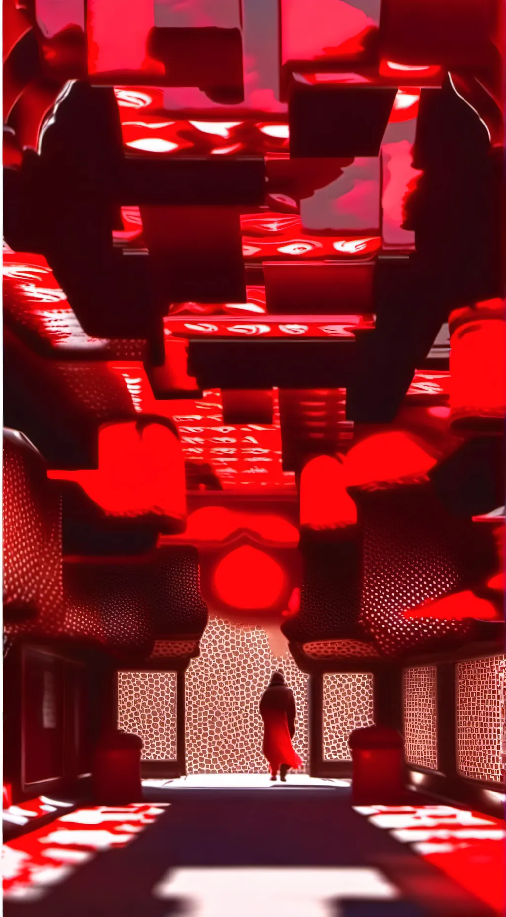 ai character: Titan speakerman  background
