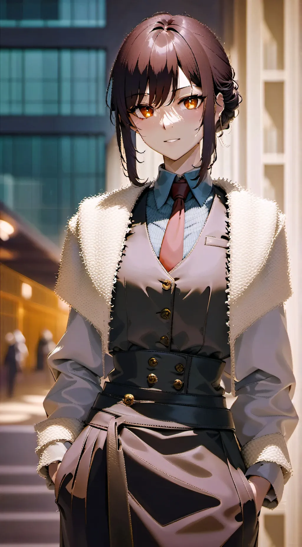 ai character: akari  background