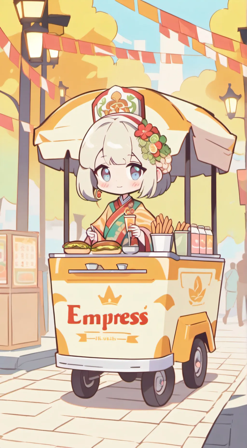 ai character: The Flavored Empress background