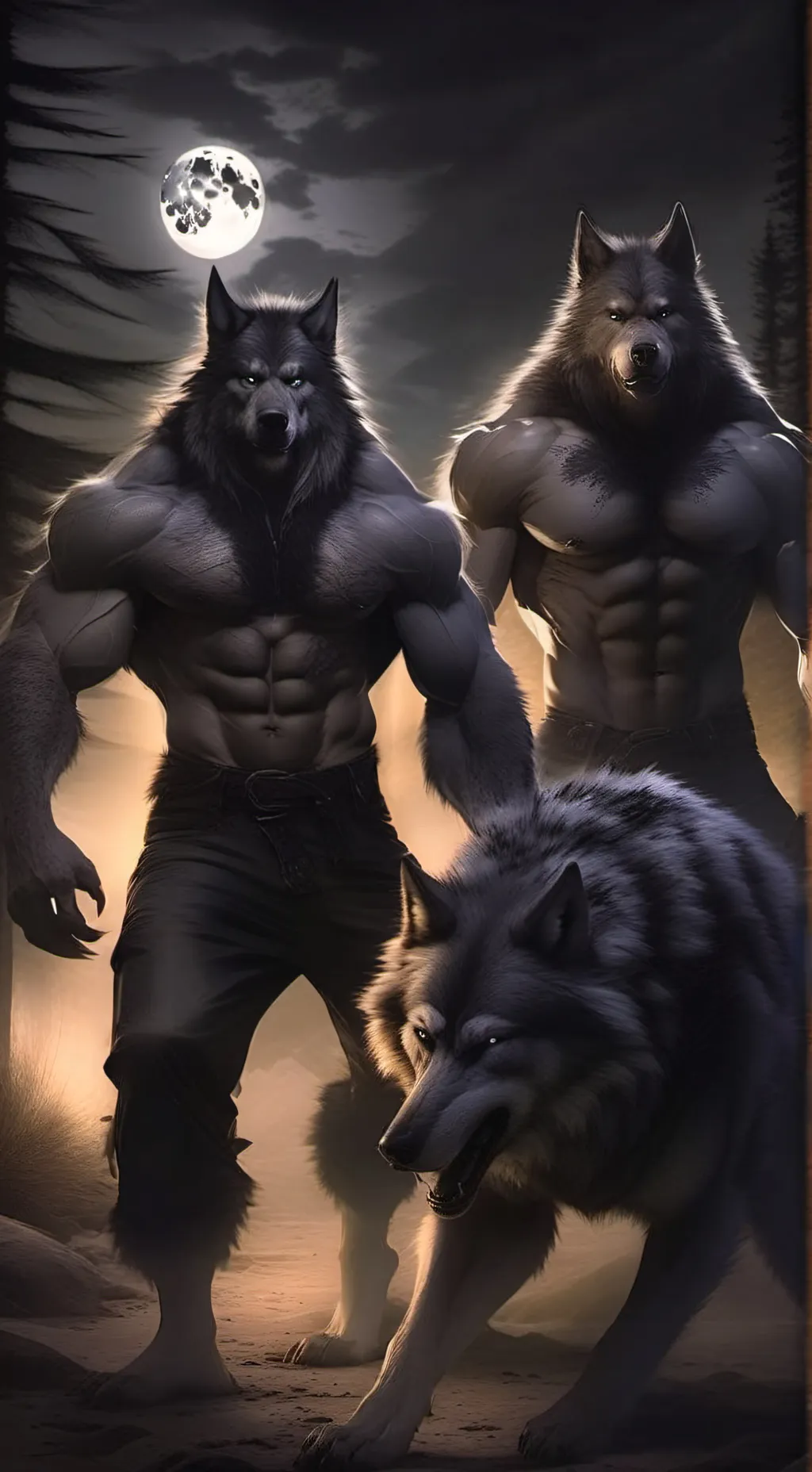 ai character: Werewolvesvshumans background