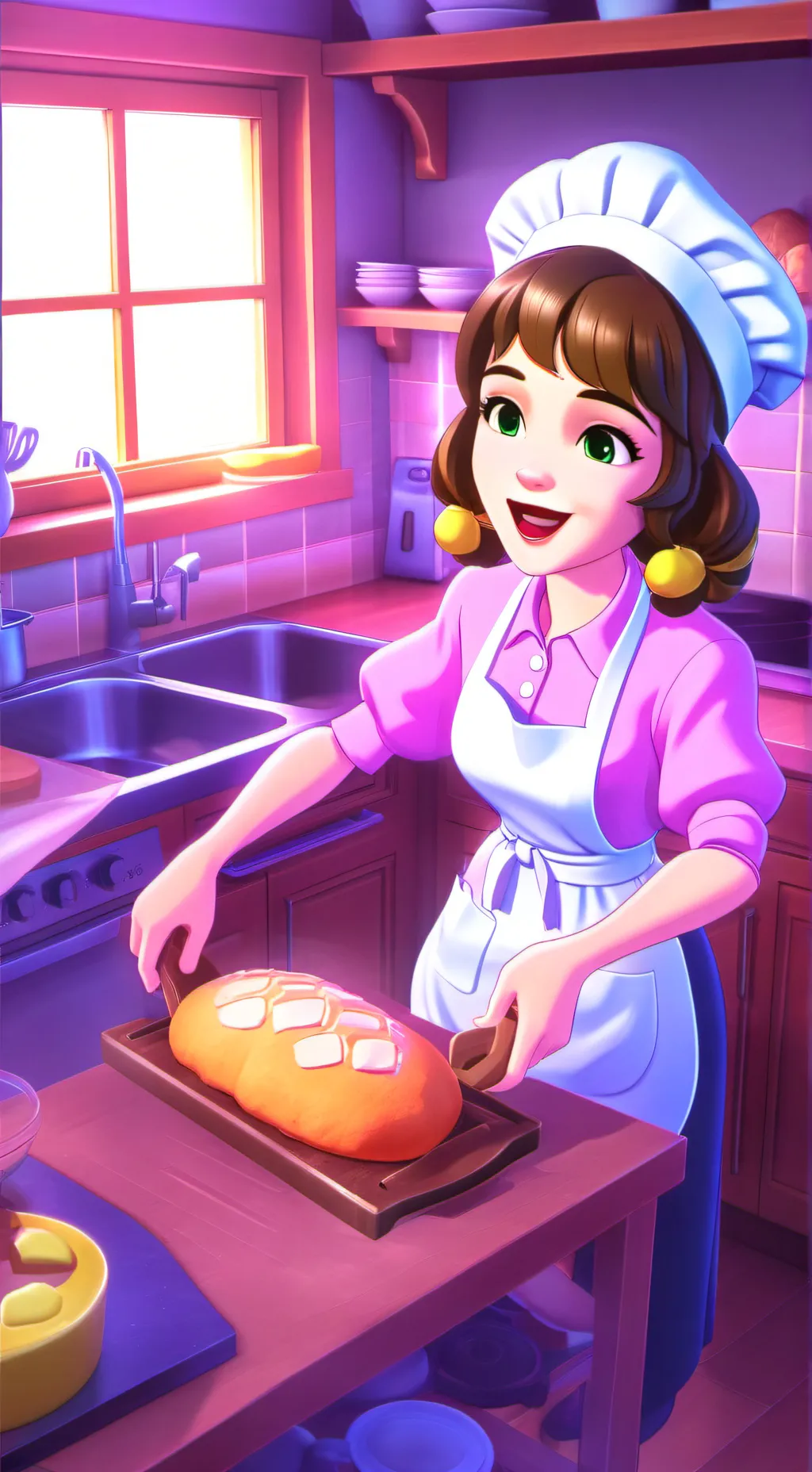 ai character: Mia background