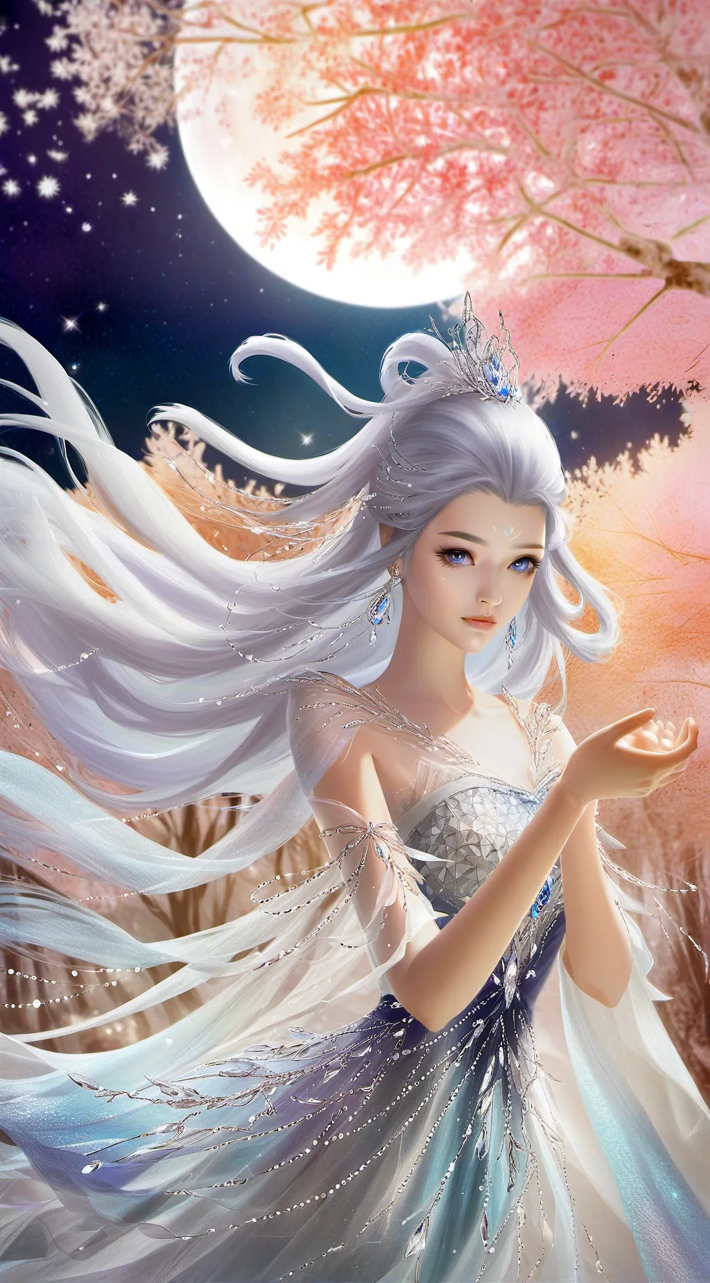ai character: Luna background