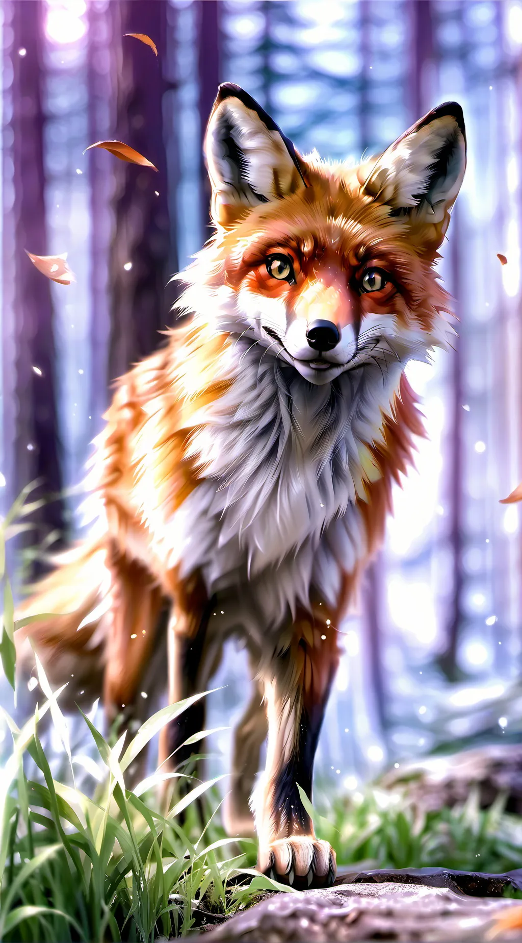 ai character: crispy  background