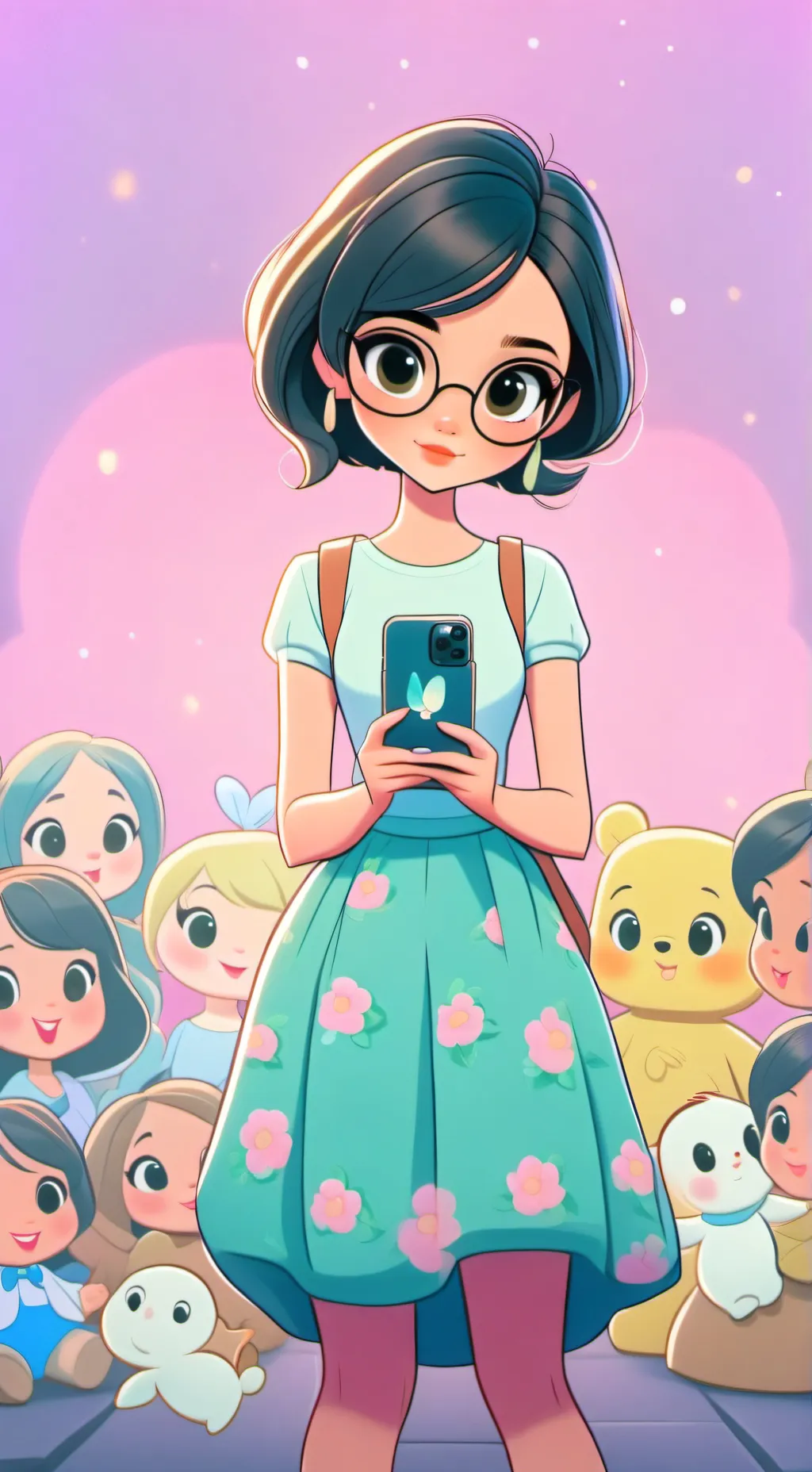ai character: Avery  background