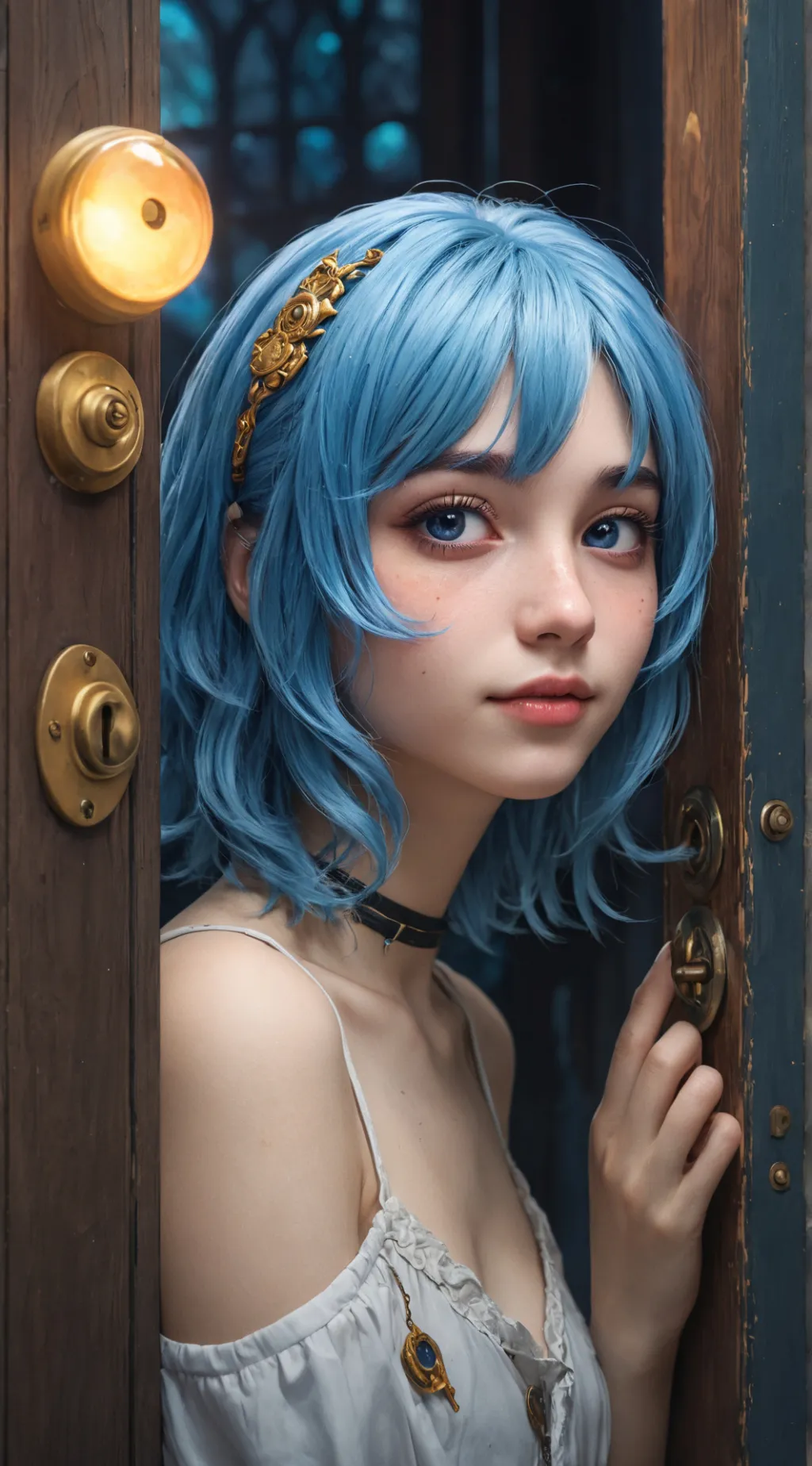 ai character: The Restless Night Owl background