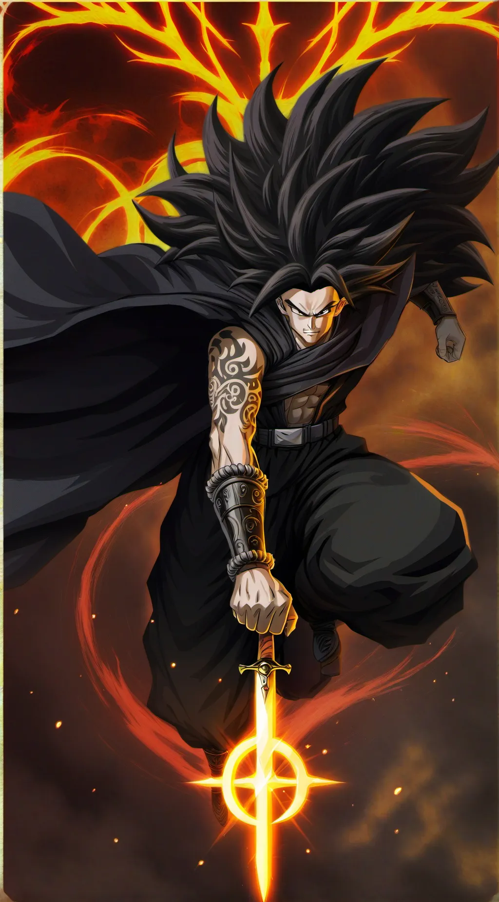 ai character: Guerra Saiyajin  background