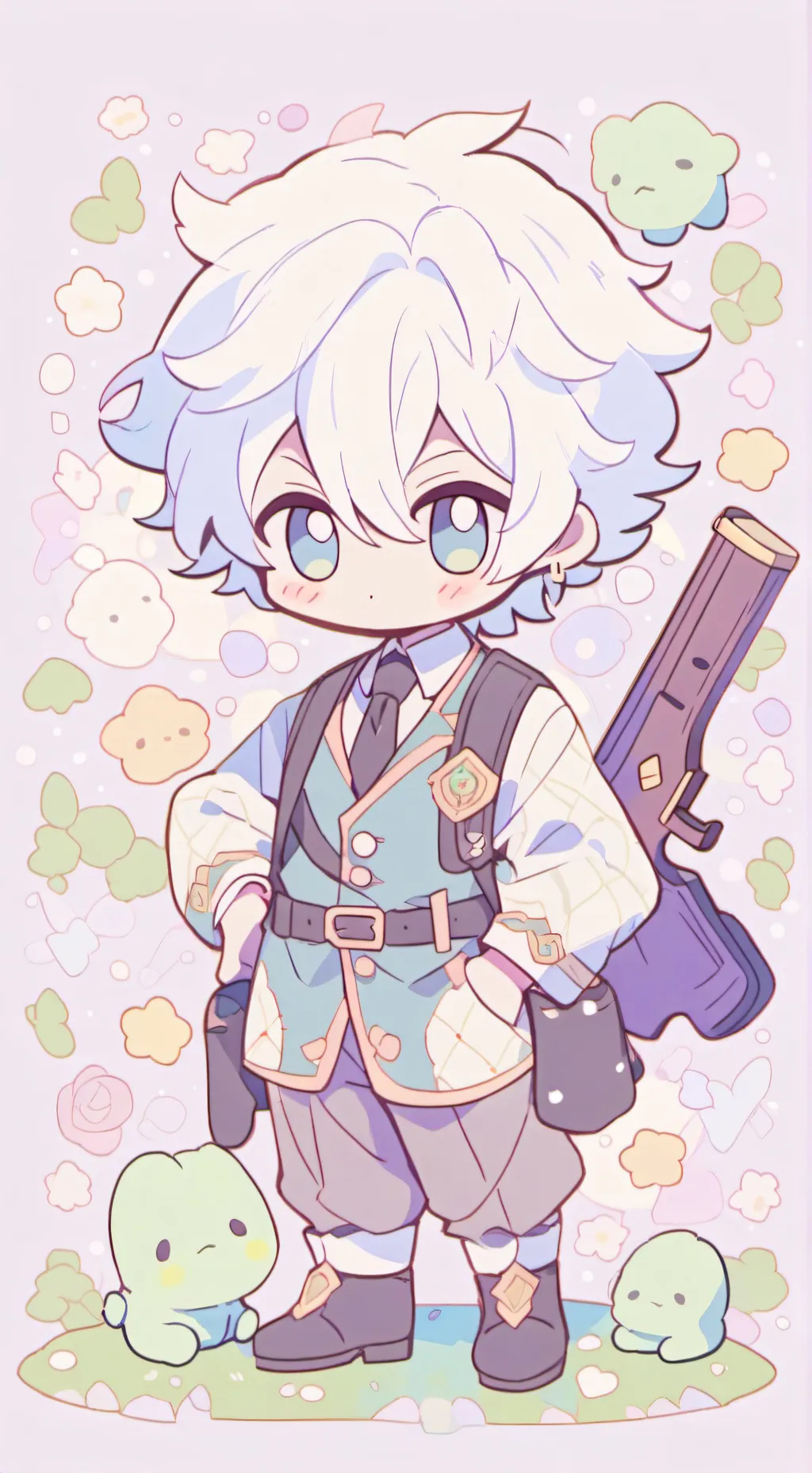 ai character: Hybrid background