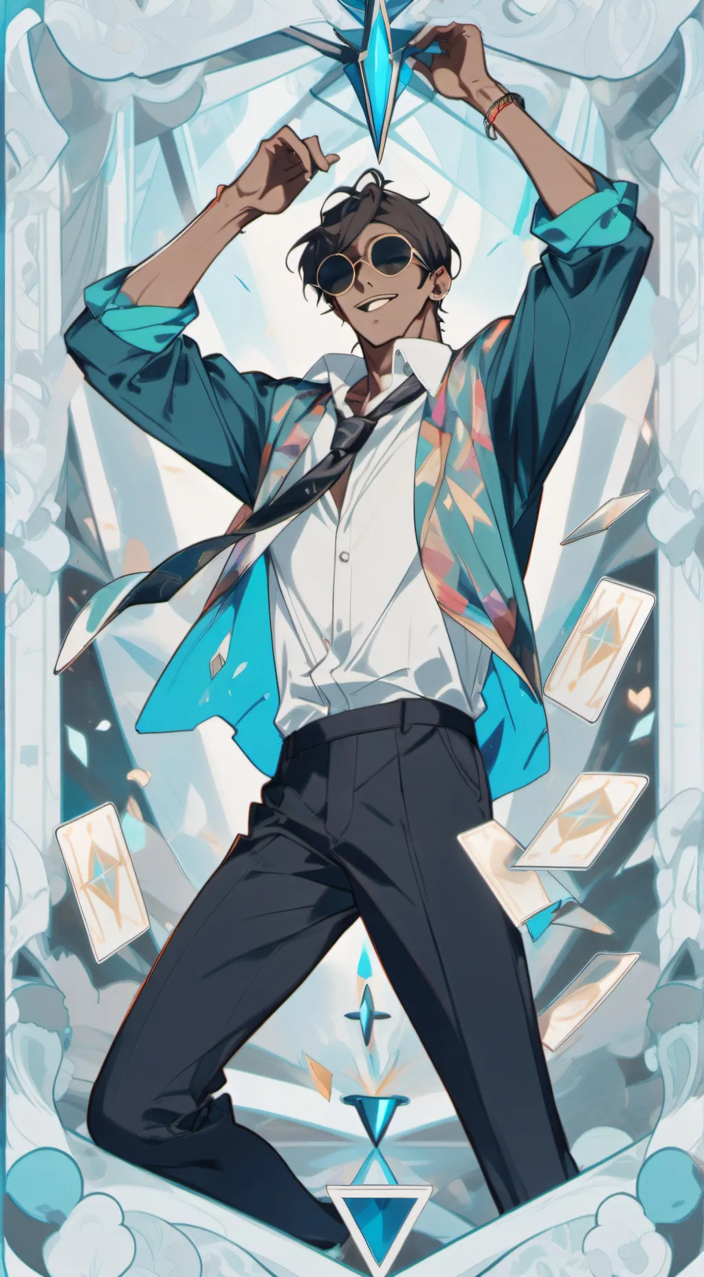 ai character: Shadow Freddy  background