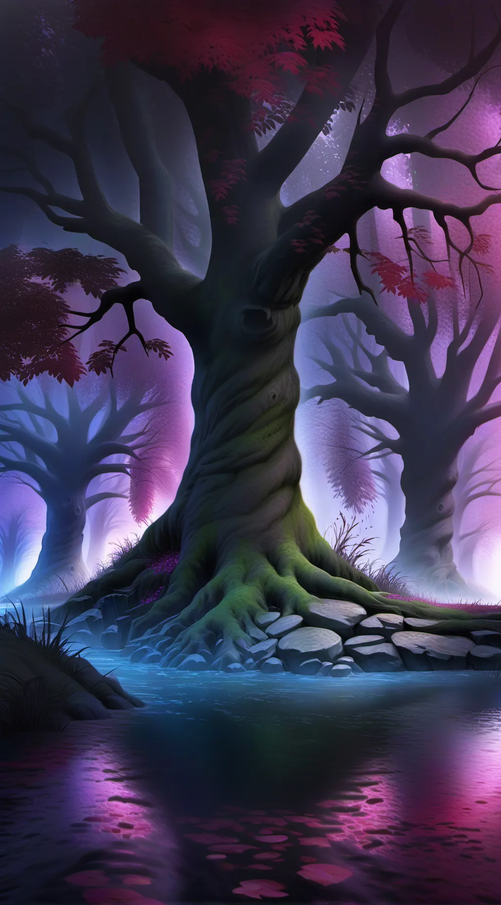 ai character: forest  background