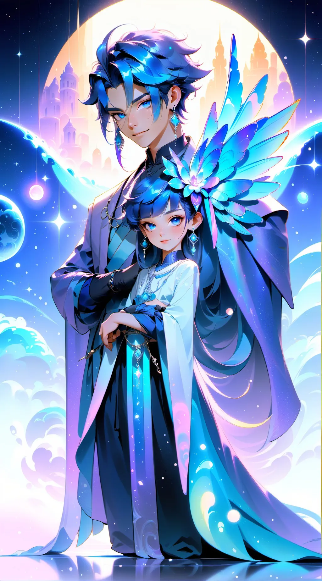 ai character: familia feliz? 😭 background