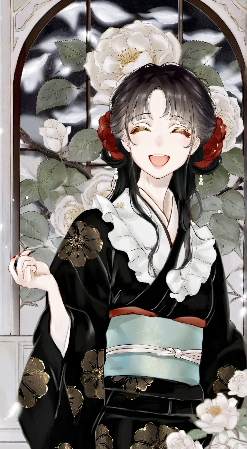 ai character: Sumori Hashinori background