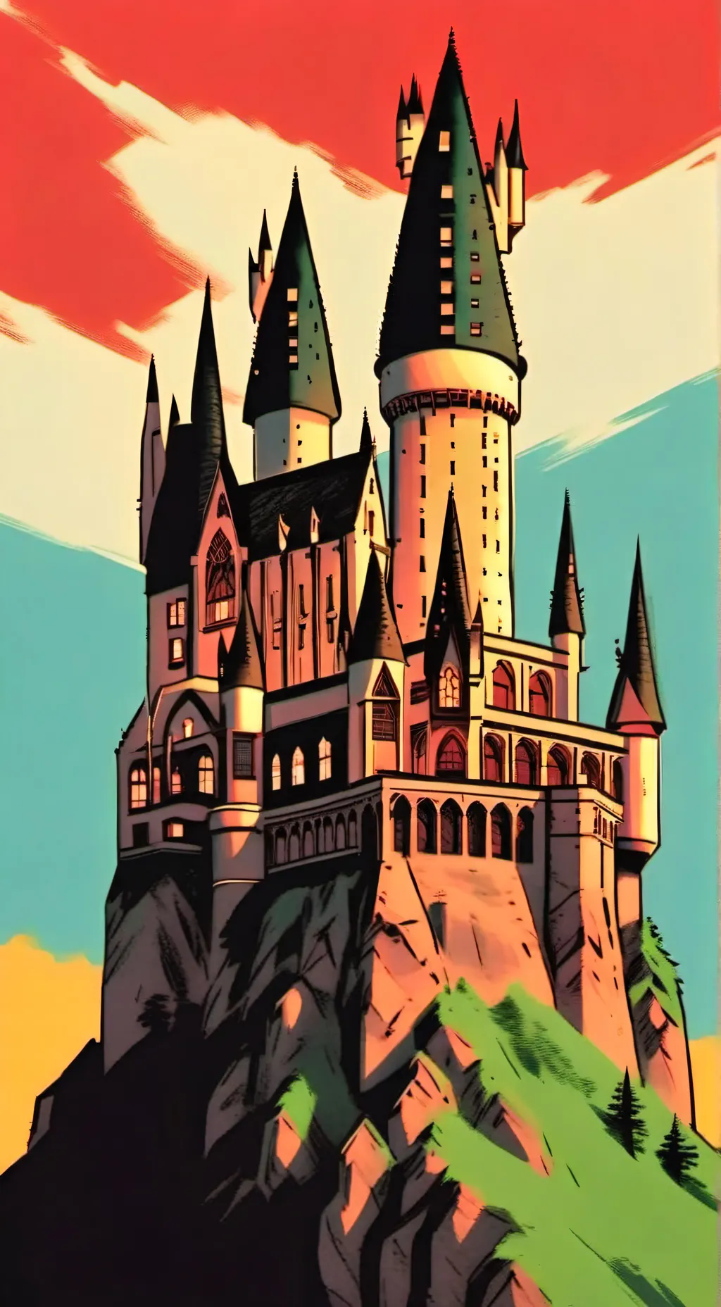 ai character: Hogwarts 1 background