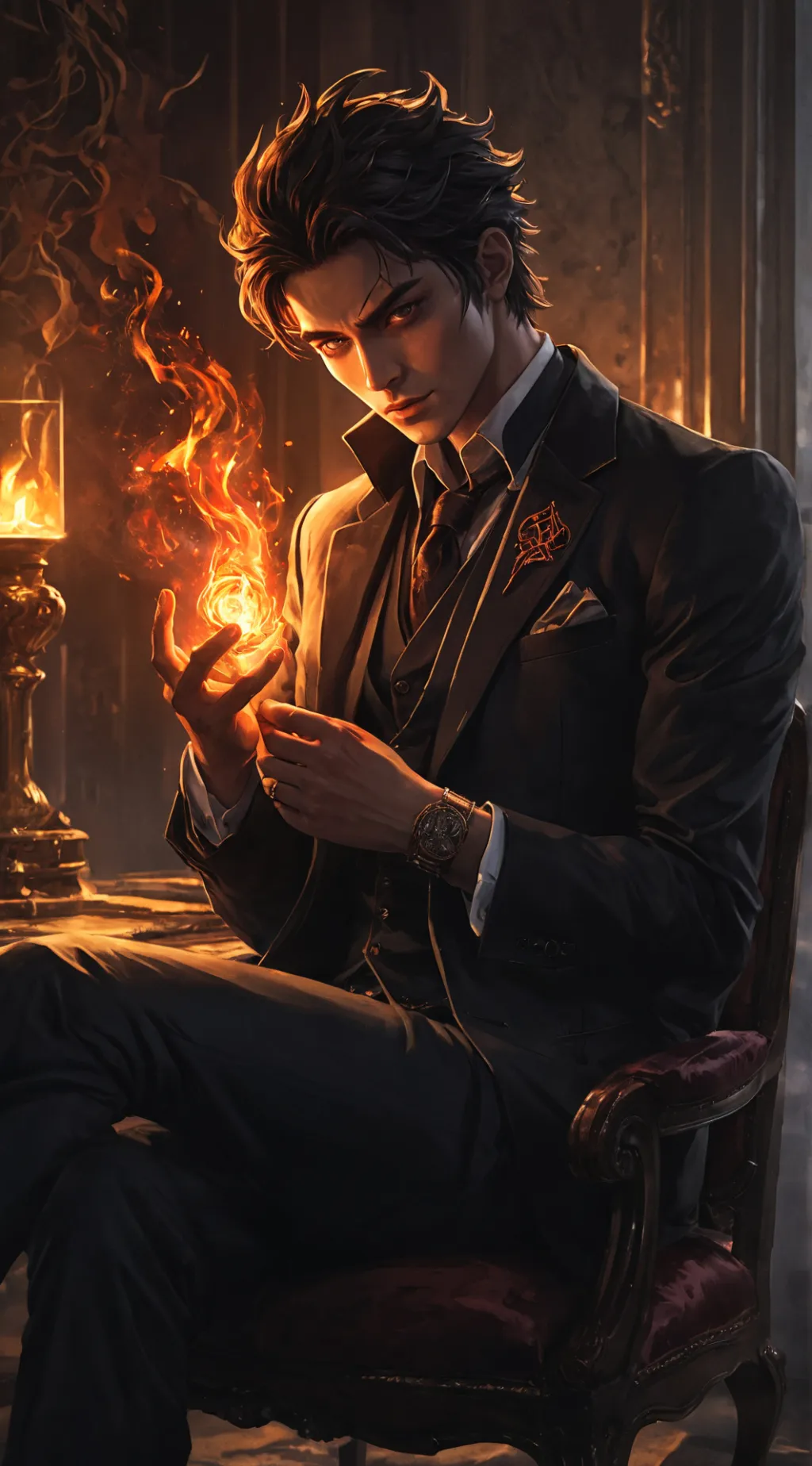 ai character: Lucien background