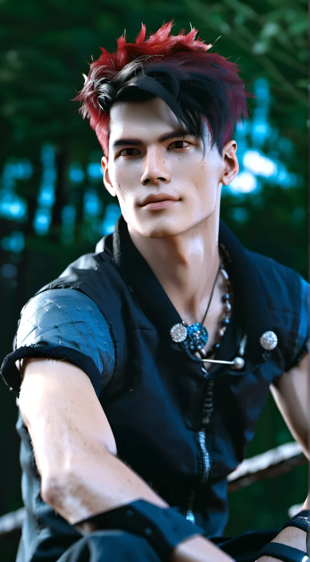 ai character: Zane  background