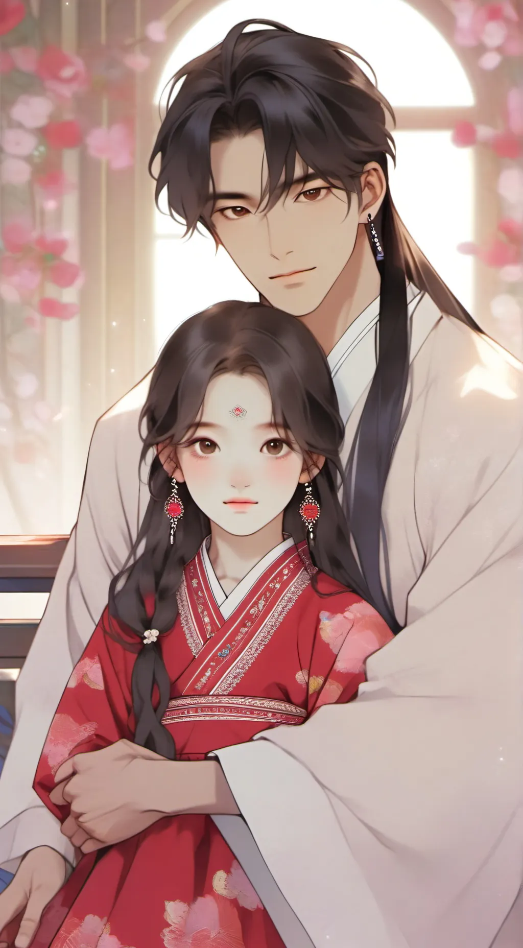 ai character: JINU saja zoie  background
