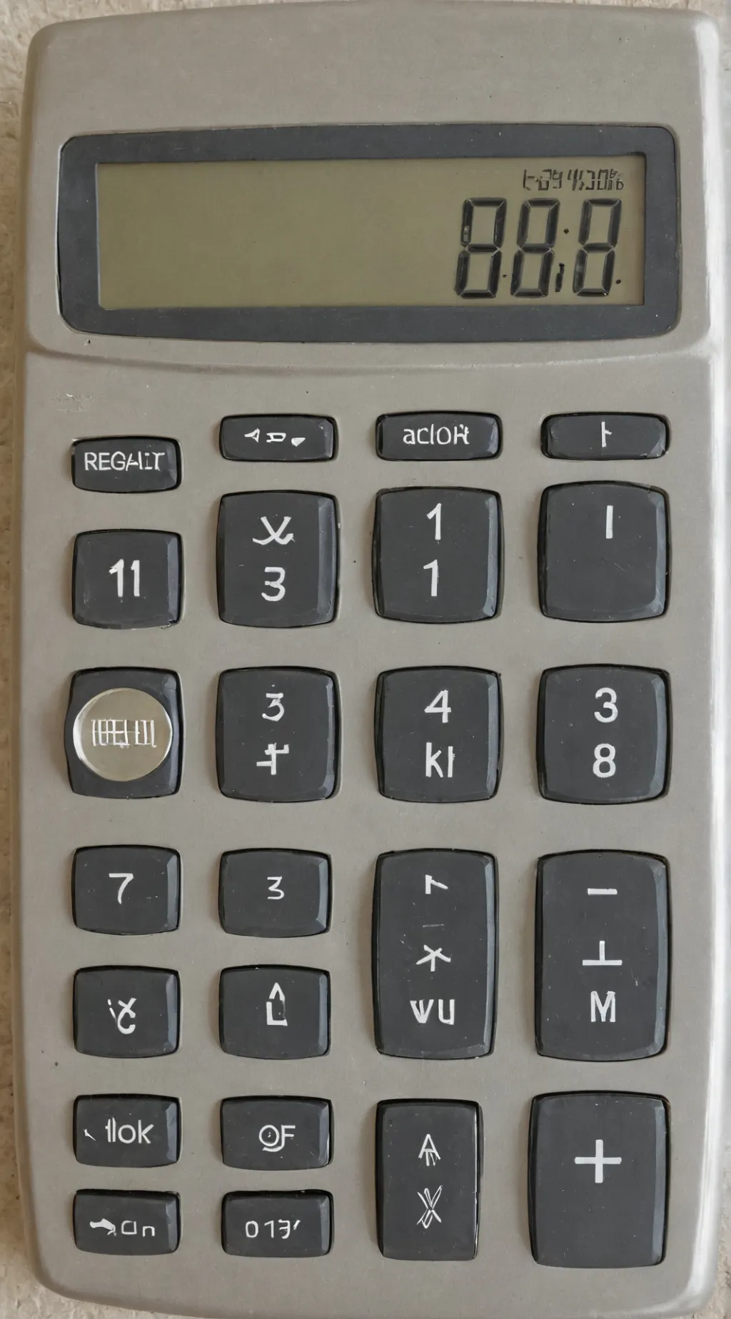 ai character: Weird Calculator background