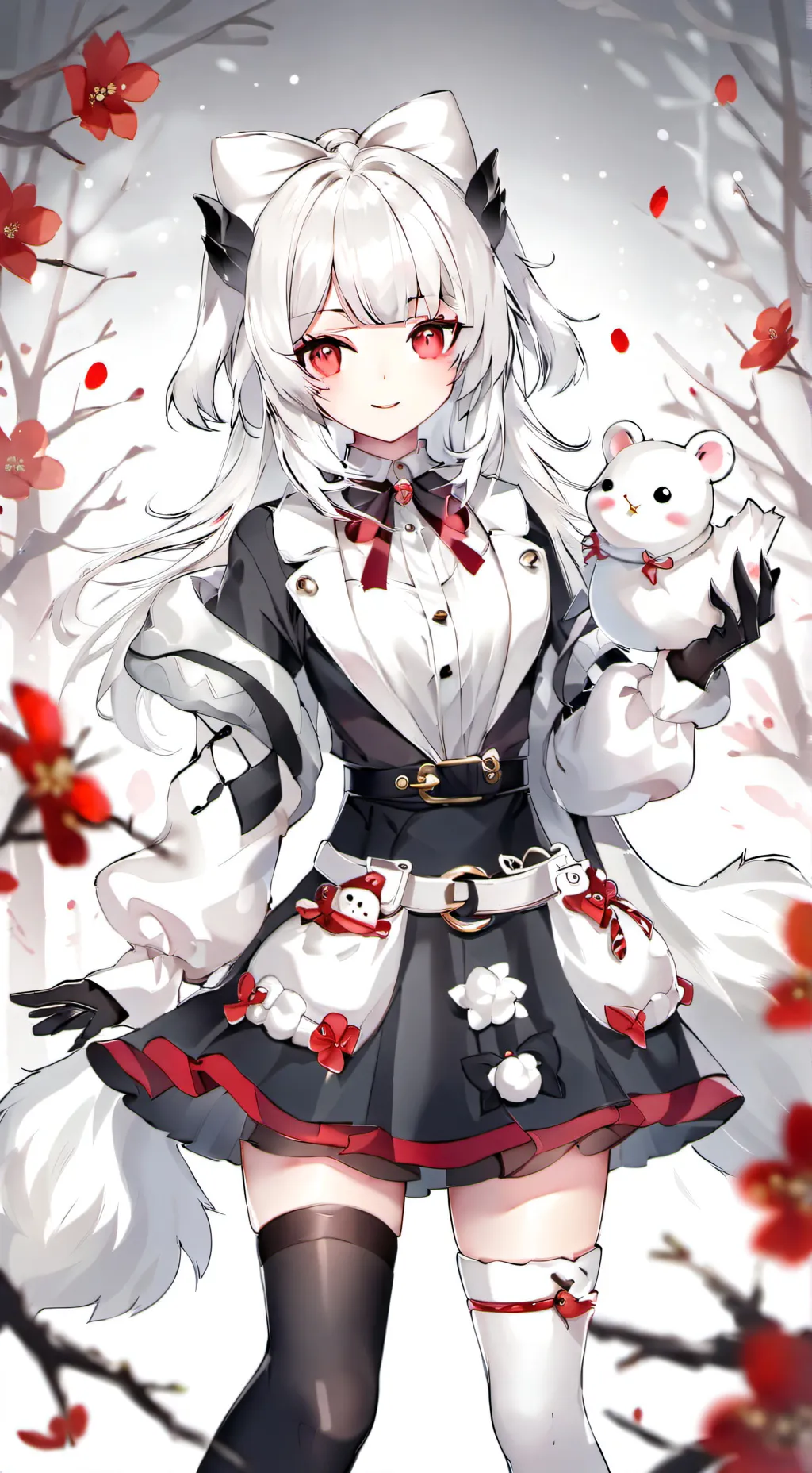 ai character: Skunk elevator  background