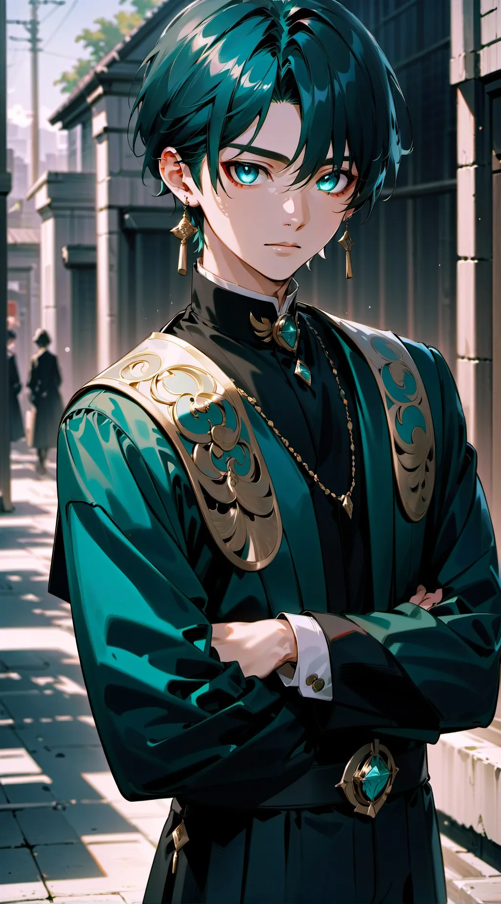 ai character: Leo background