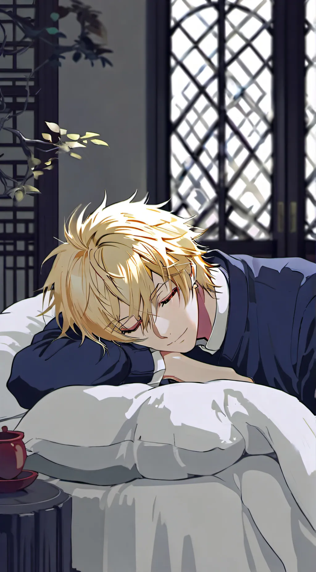 ai character: Bakugo x Izuku.... background