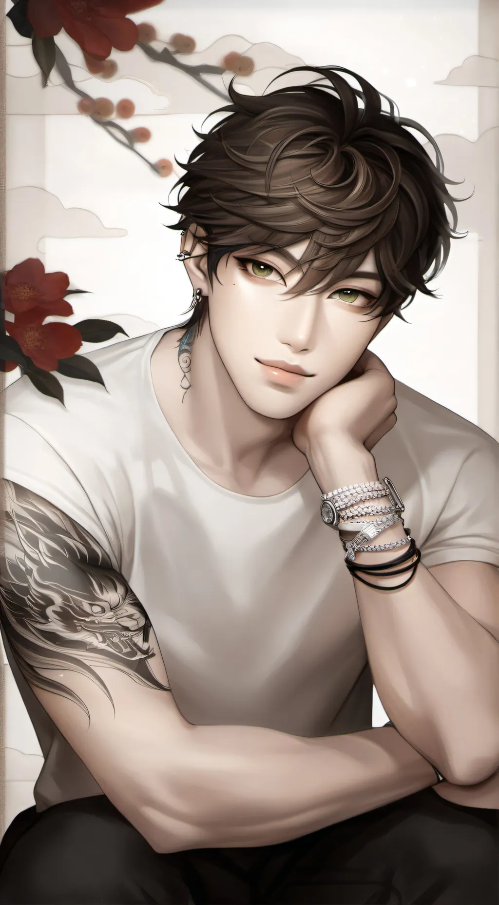 ai character: Subaru  background